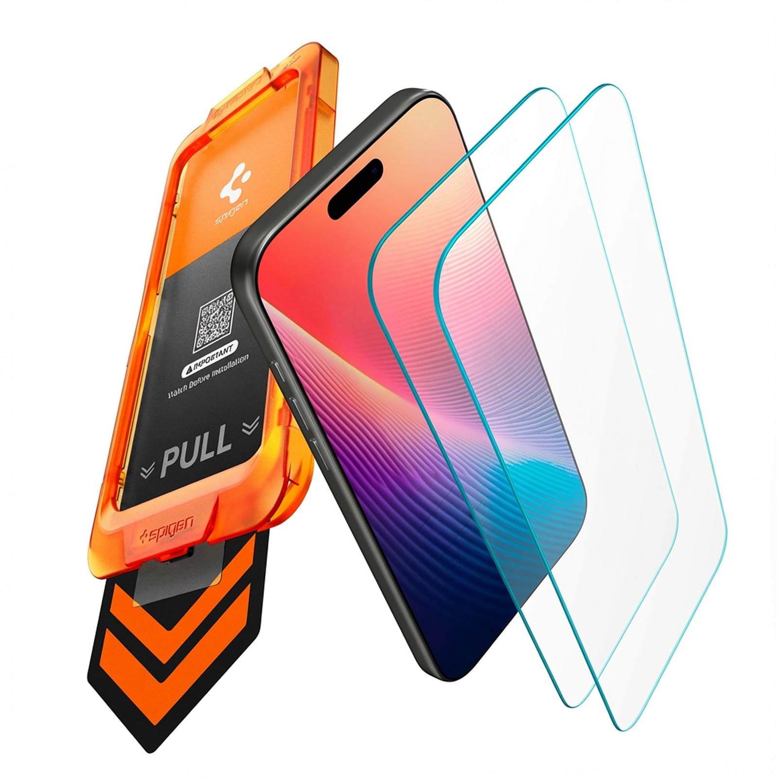 Spigen AlignMaster S Tempered Glass Screen Protector Guard for iPhone 17 [2 Pack]
