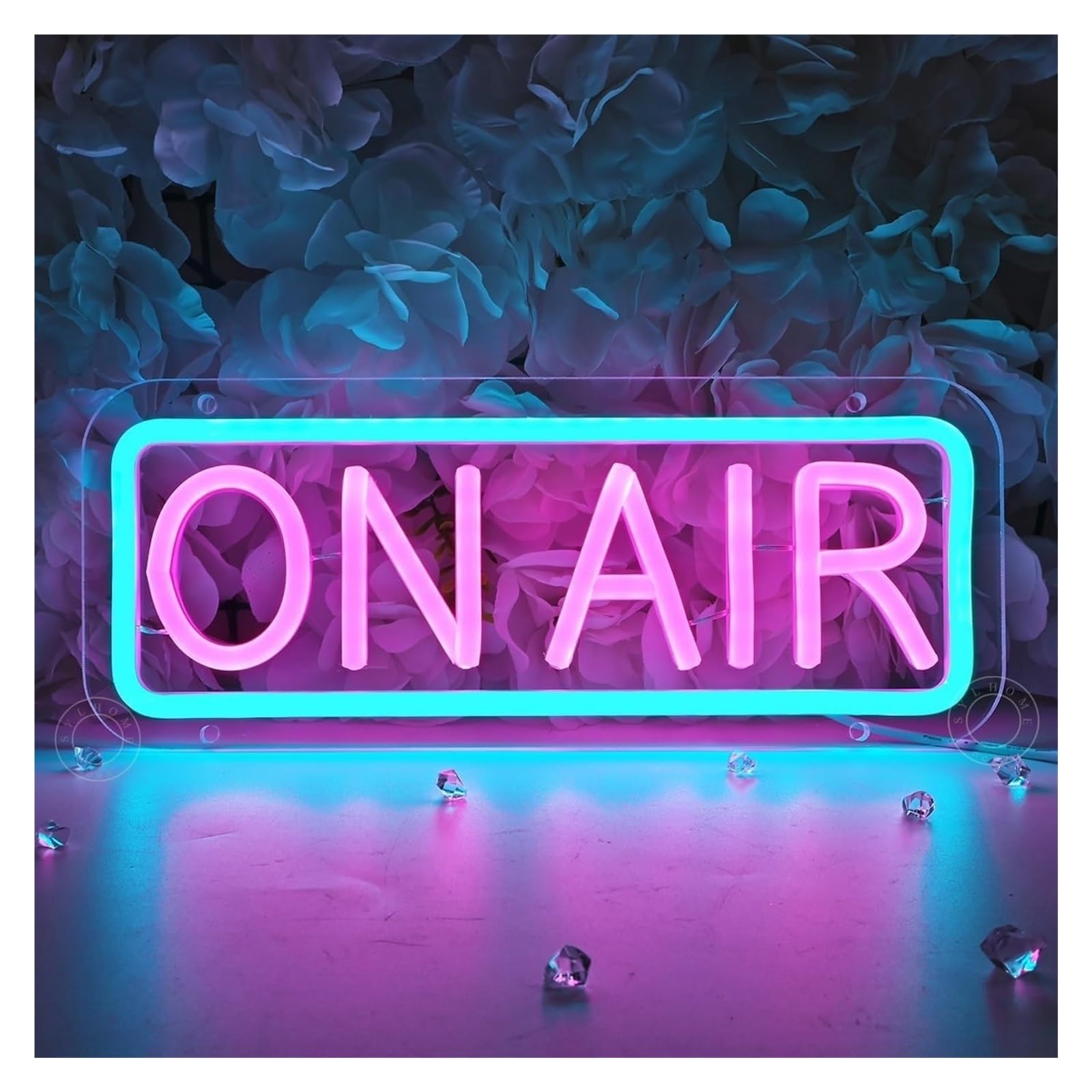 Zynther Neon lamp On Air Led Neon Light Sign Home Bedroom Dimmable for Chirstmas Birthday Party