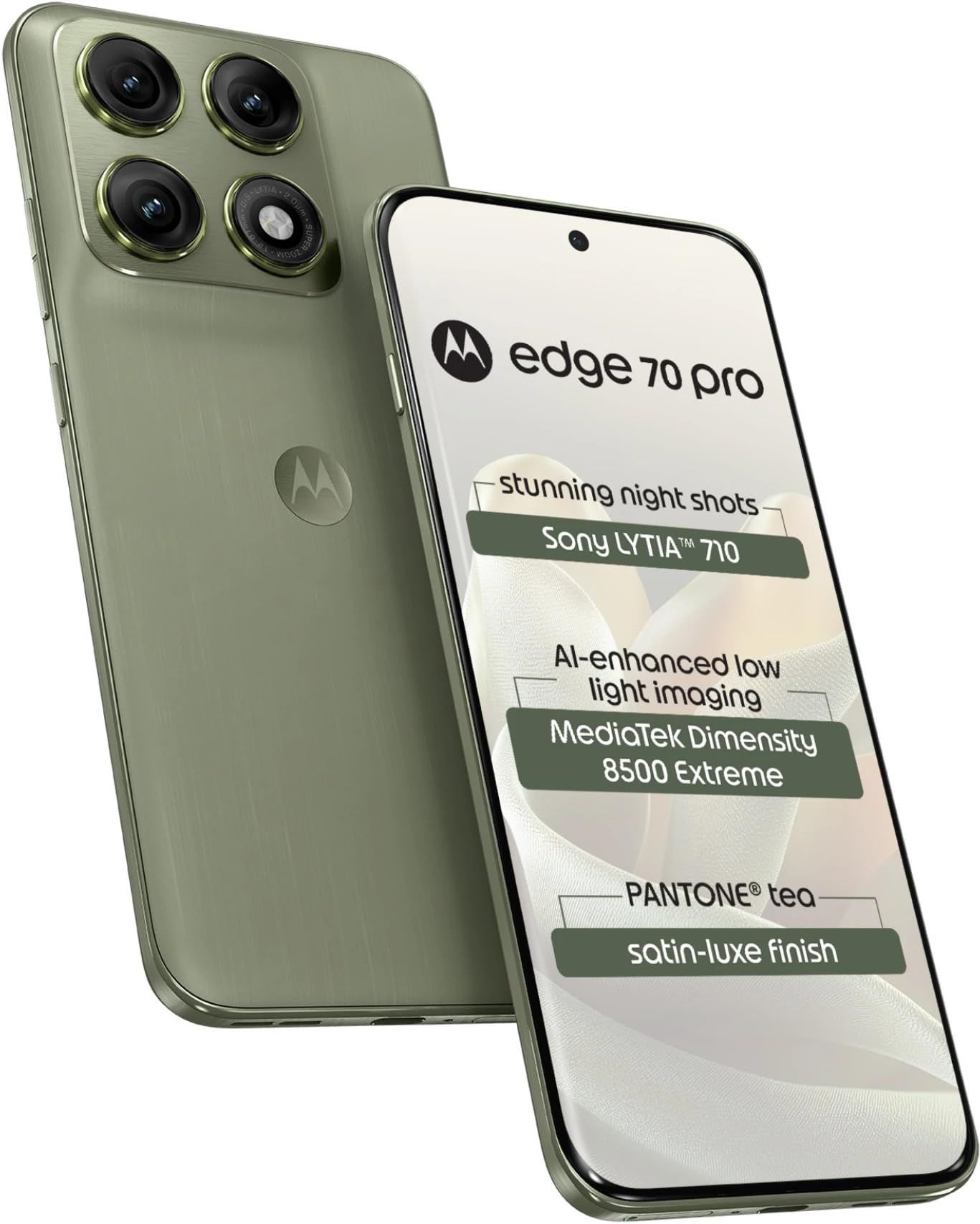 Motorola Edge 70 Pro 5G (Satin-Luxe Pantone Tea Green, 12GB RAM, 256GB Storage) | MediaTek Dimensity 8500 Extreme Processor | 50MP + 50MP Dual Rear Camera | 50MP Front Camera |6.8-inch Display|-image-40