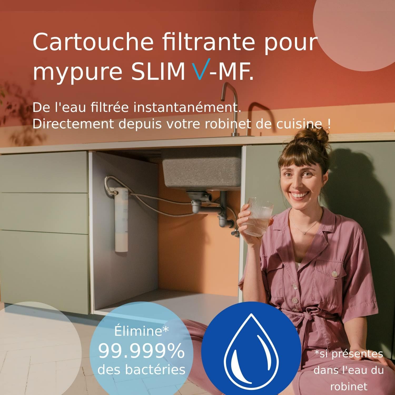 BRITA mypure SLIM V-MF Waterfilter 1053536 - BR-1053536