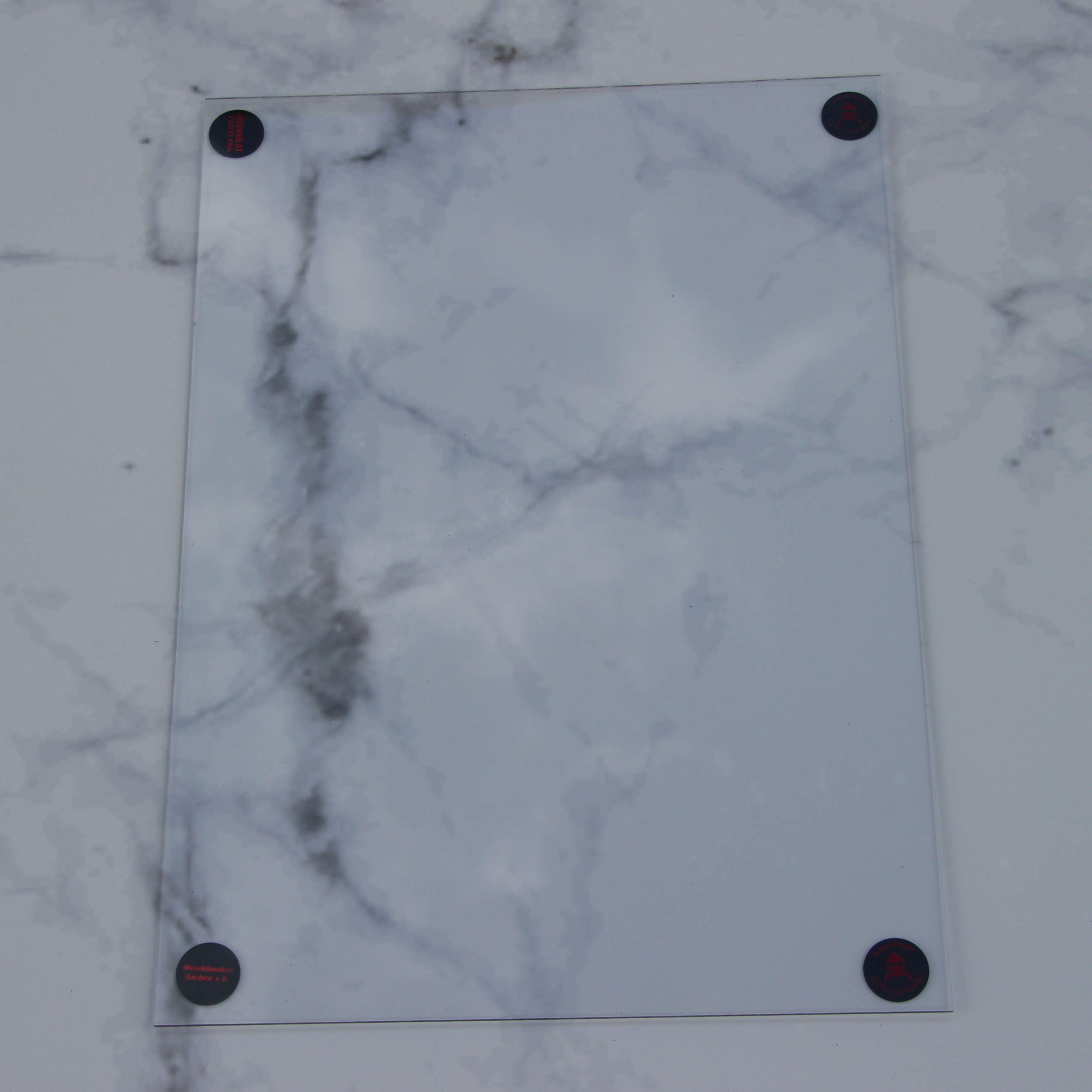 3 Stück, A4 30x21cm - 1mm starke PC-Platten, glaskare, durchsichtige PC Kunststoff Platten (Polycarbonat) mit beidseitiger Schutzfolie in verschiedenen Größen und Mengen für Modellbau/Basteln