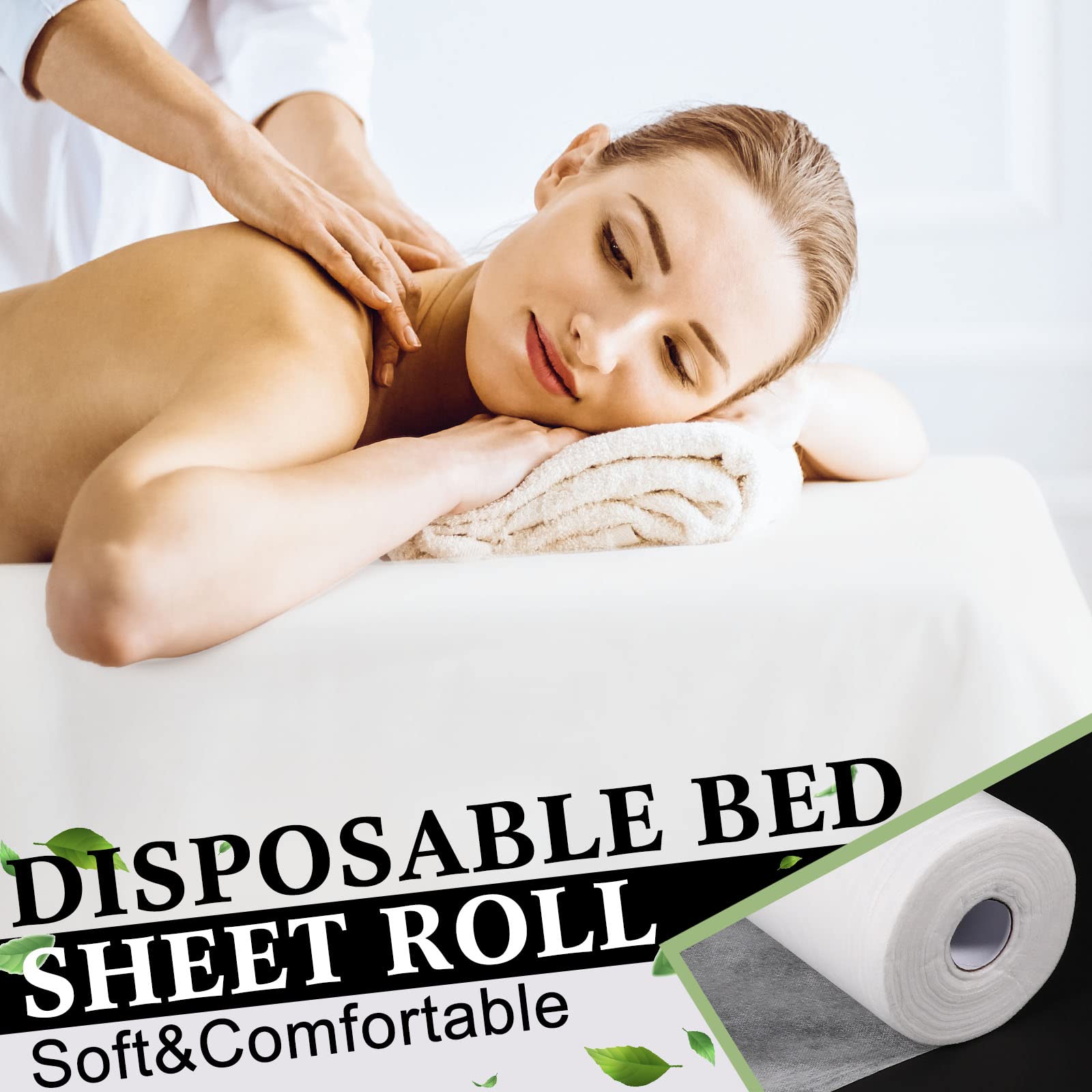 Disposable Non-Woven Massage Table Sheets, 32 x 71 Inches