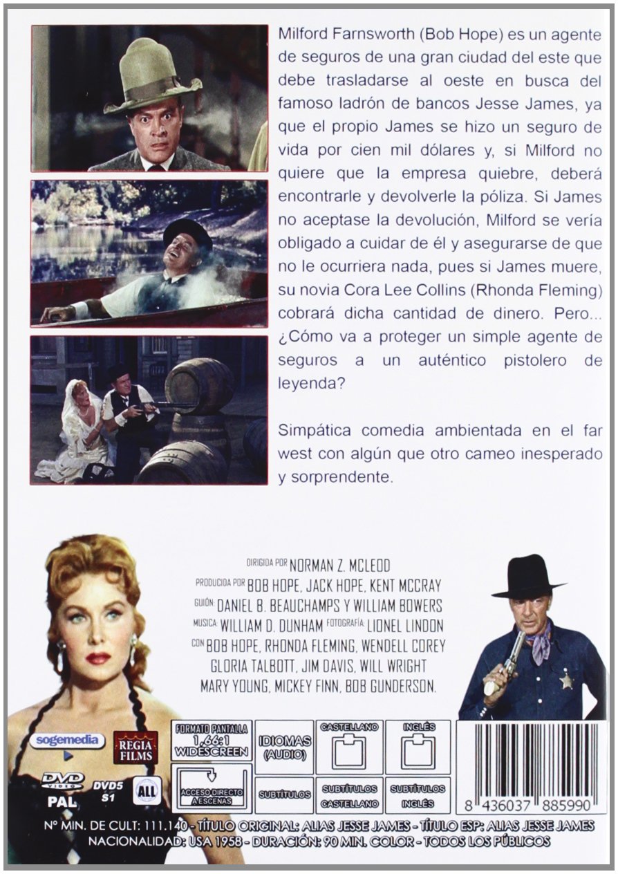 Amazon.com: Alias Jesse James [ NON-USA FORMAT, PAL, Reg.0 Import