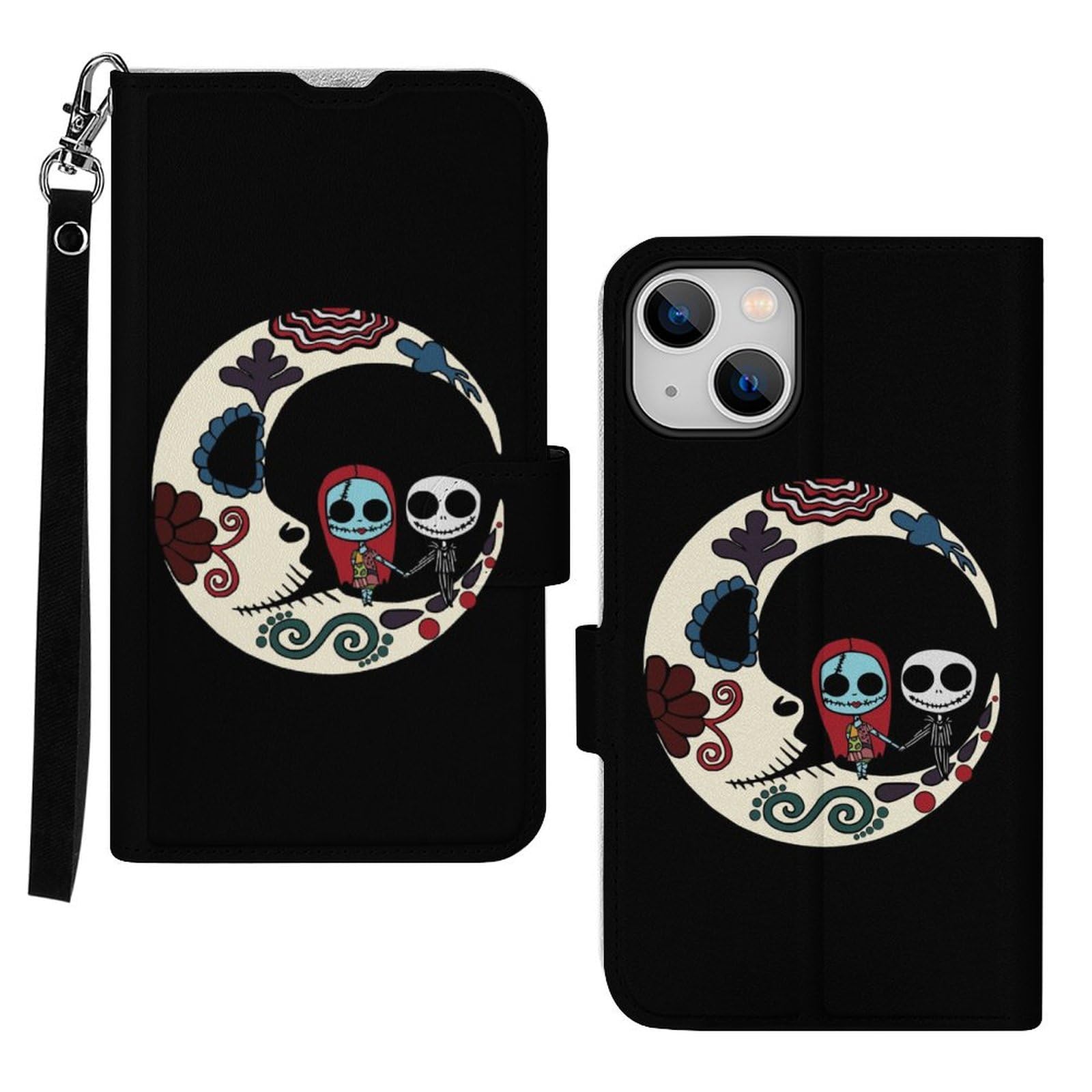 Amazon.co.jp: 適用 iPhone 14 ケース 手帳型 ナイトメアー