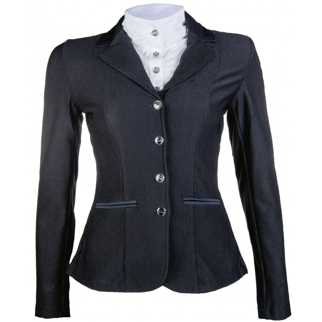 HKM Mesh Linda Veste de Tournoi, Bleu foncé (6900), Taille 38 Mixte