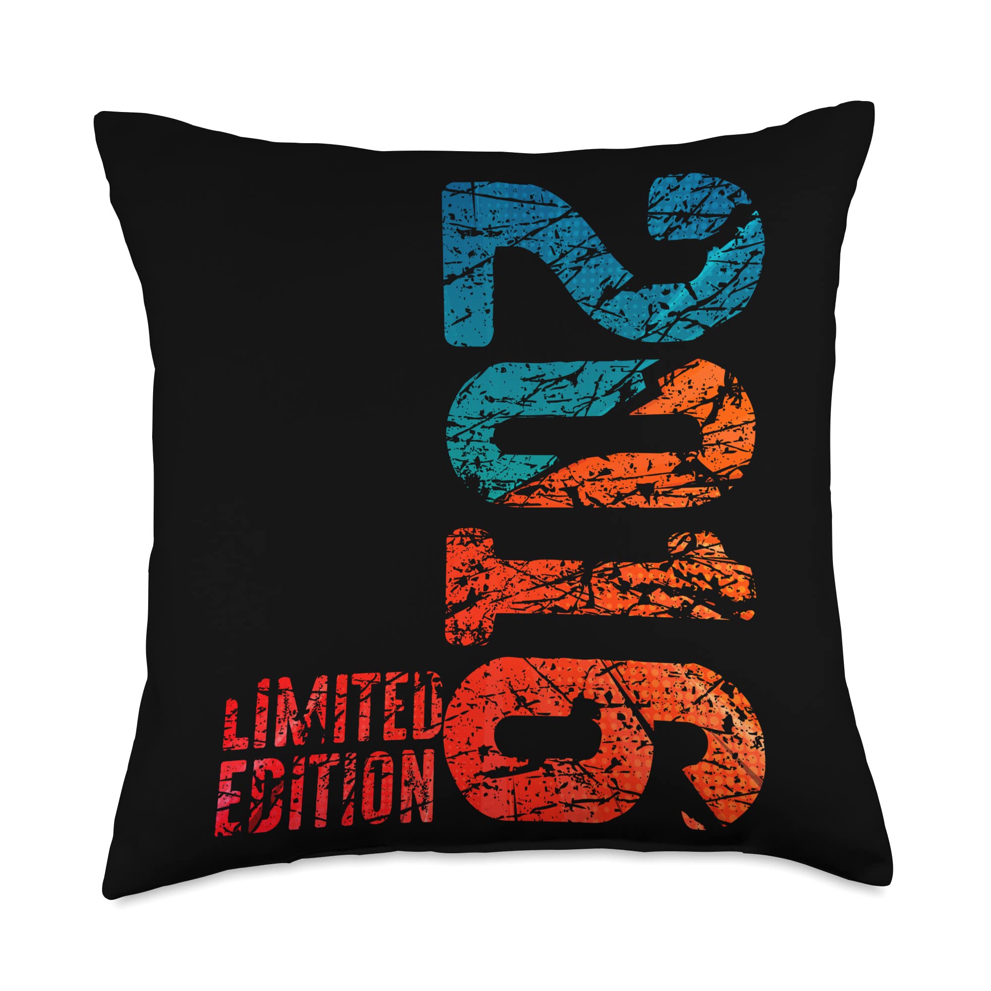 7th Birthday Boy Girl 7 Years 2016 Funny Gift Throw Pillow, 18x18, Multicolor