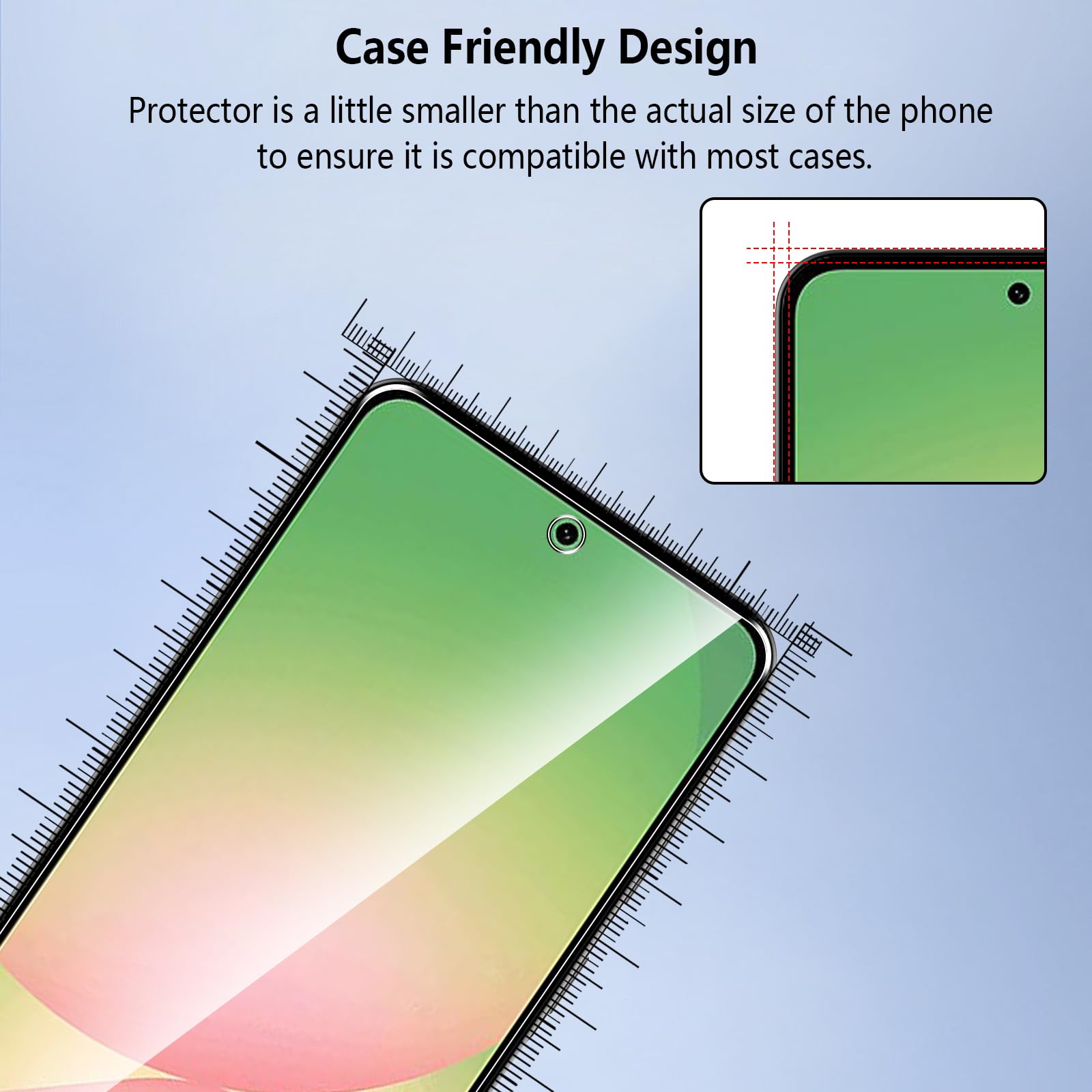 Pollachi [3 Pezzi Vetro Temperato per Samsung Galaxy A56 5G,Durezza 9H Anti Graffio,Anti-Impronte Senza Bolle,Pellicola Protettiva per Samsung A56 5G