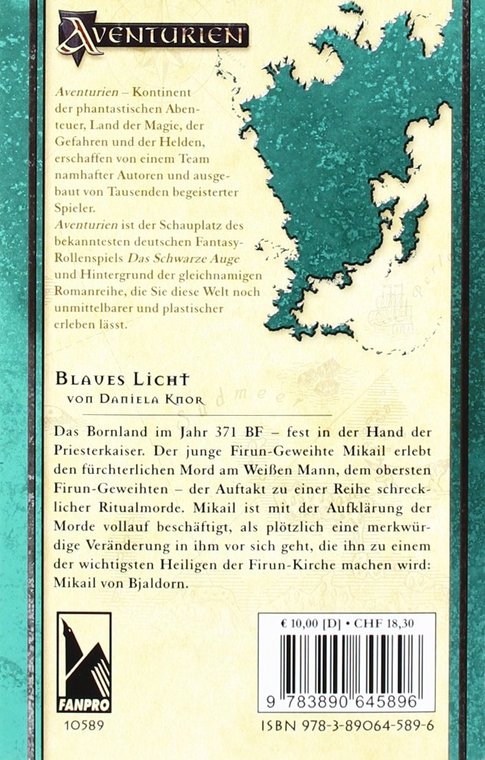 Blaues Licht: DSA-Roman (Nr. 80) (Das Schwarze Auge, Band 80)