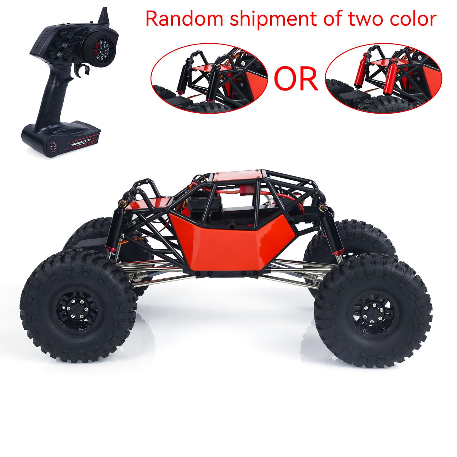 TOUCAN RC HOBBY RTR RC scala 1/10 fuoristrada camion 4 * 4 telecomando Rock Crawler camion elettrico