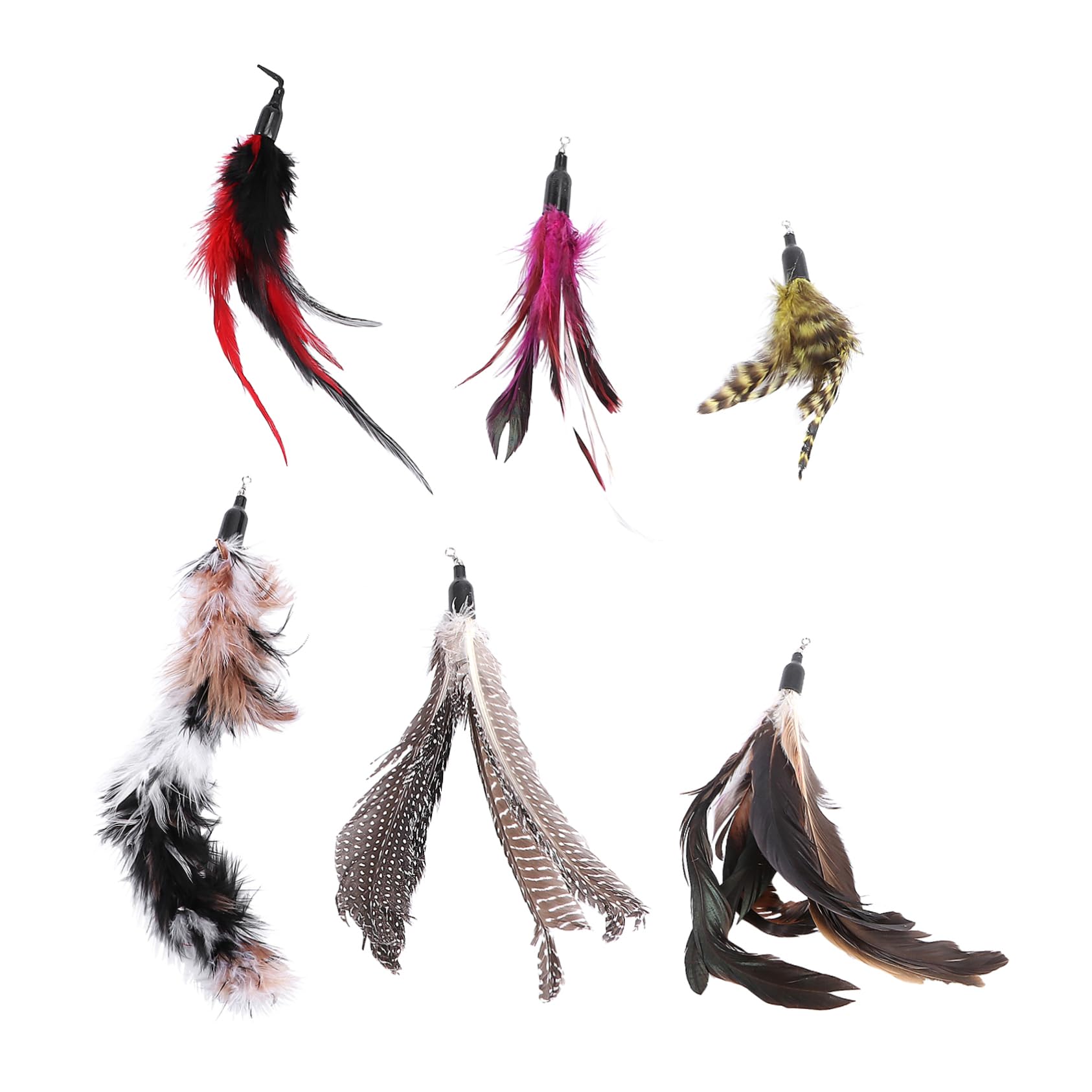 18pièces Cat Teaser Refill Set avec Accessoires pour Jouets à Canne pour Et Aléatoires