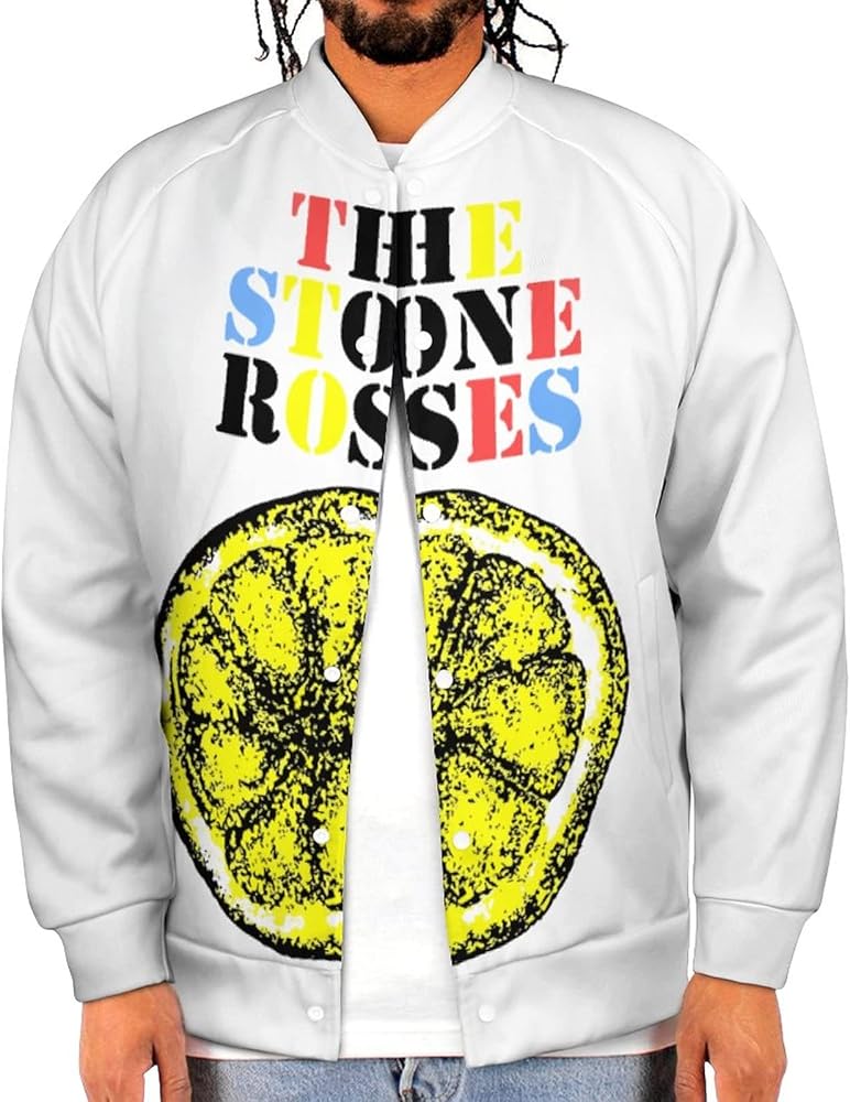 レア　stone roses ナイロンジャケット　ツアーグッズ　パーカー THE STONE ROSESストーンローゼス レモンジャケット パーカー M
