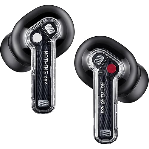 Nothing Ear Wireless Earbuds with ChatGPT Integration, Smart ANC, Hi-Res Audio with LDAC & LHDC, 11mm Dynamic Bass Boost, 40.5H Playtime, 6 Mics for Calls Headphones, Wireless Charging Black