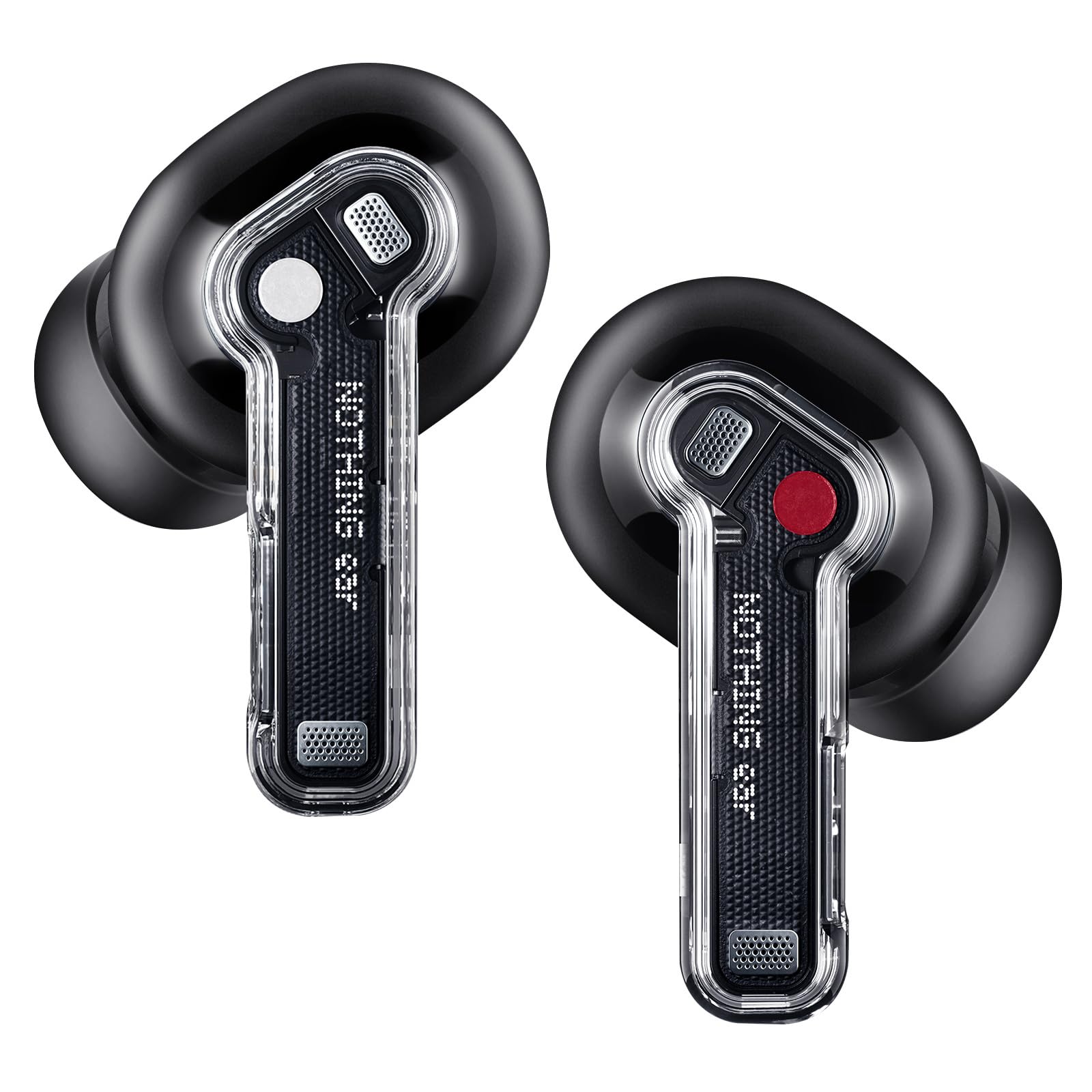Nothing Ear Wireless Earbuds with ChatGPT Integration, Smart ANC, Hi-Res Audio with LDAC & LHDC, 11mm Dynamic Bass Boost, 40.5H Playtime, 6 Mics for Calls Headphones, Wireless Charging BlackCarbon Neutral Certified by SCS Global Services