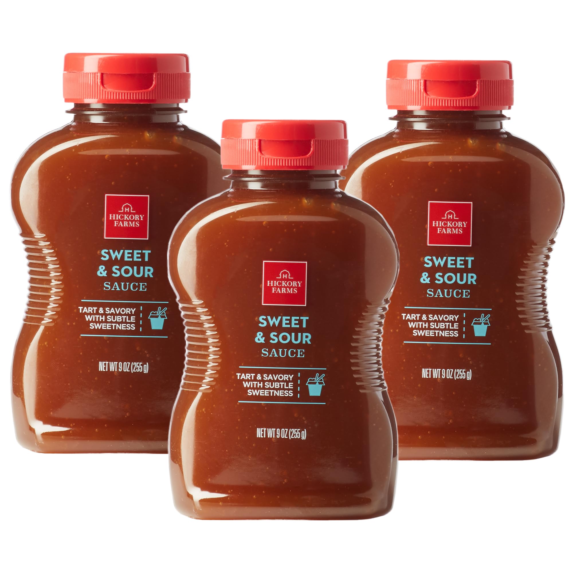 Hickory Farms Sweet and Sour Sauce - 3 Pack | Great for Snacking, Dipping, Recipes, Glazes, and Charcuterie Boards