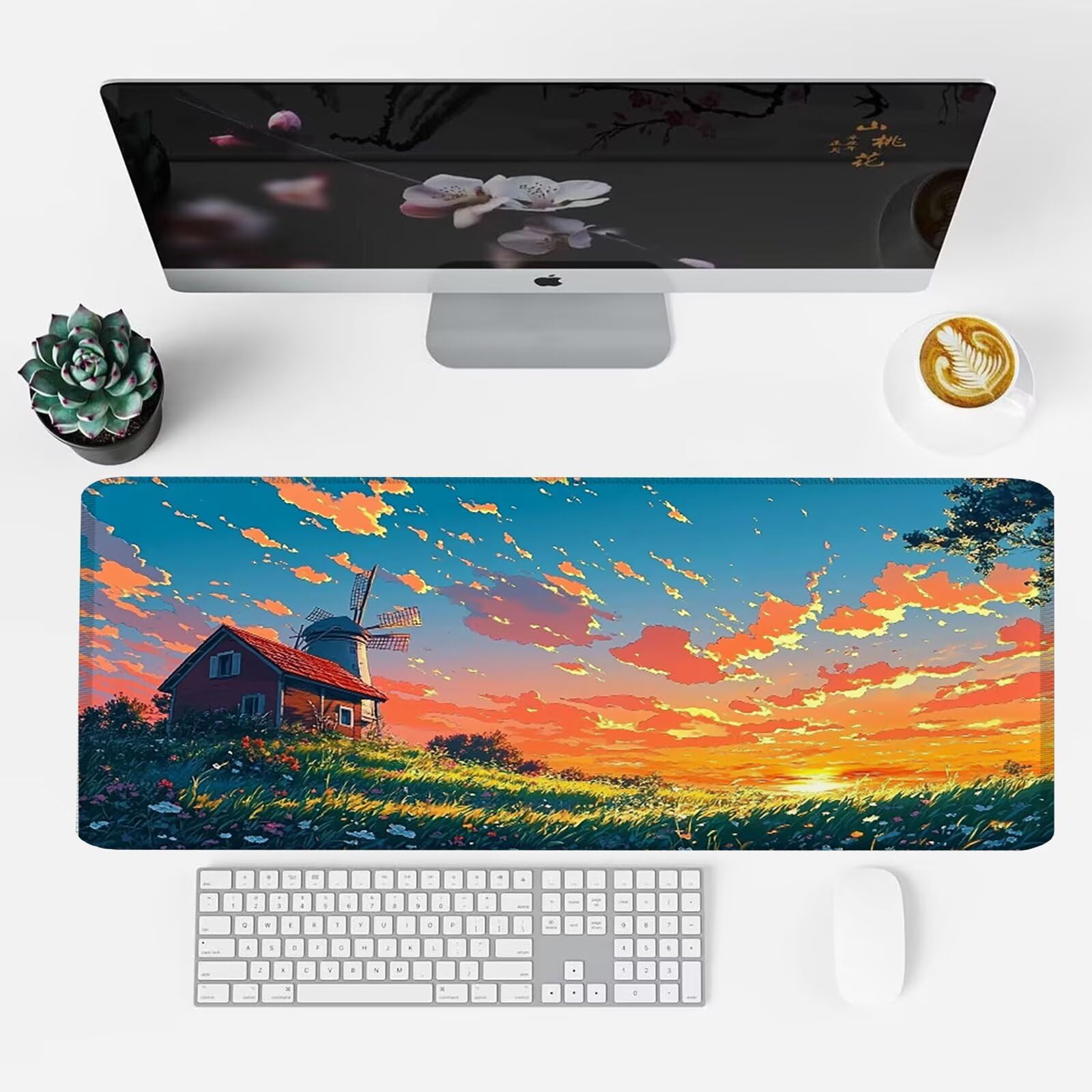 Podkładka pod mysz, podkładka pod mysz XXL 1200 x 600 podkładka pod mysz dla graczy, wodoodporna gumowa podstawa, duża podkładka pod mysz do gier na biurko zszyte krawędzie wodoodporna antypoślizgowa