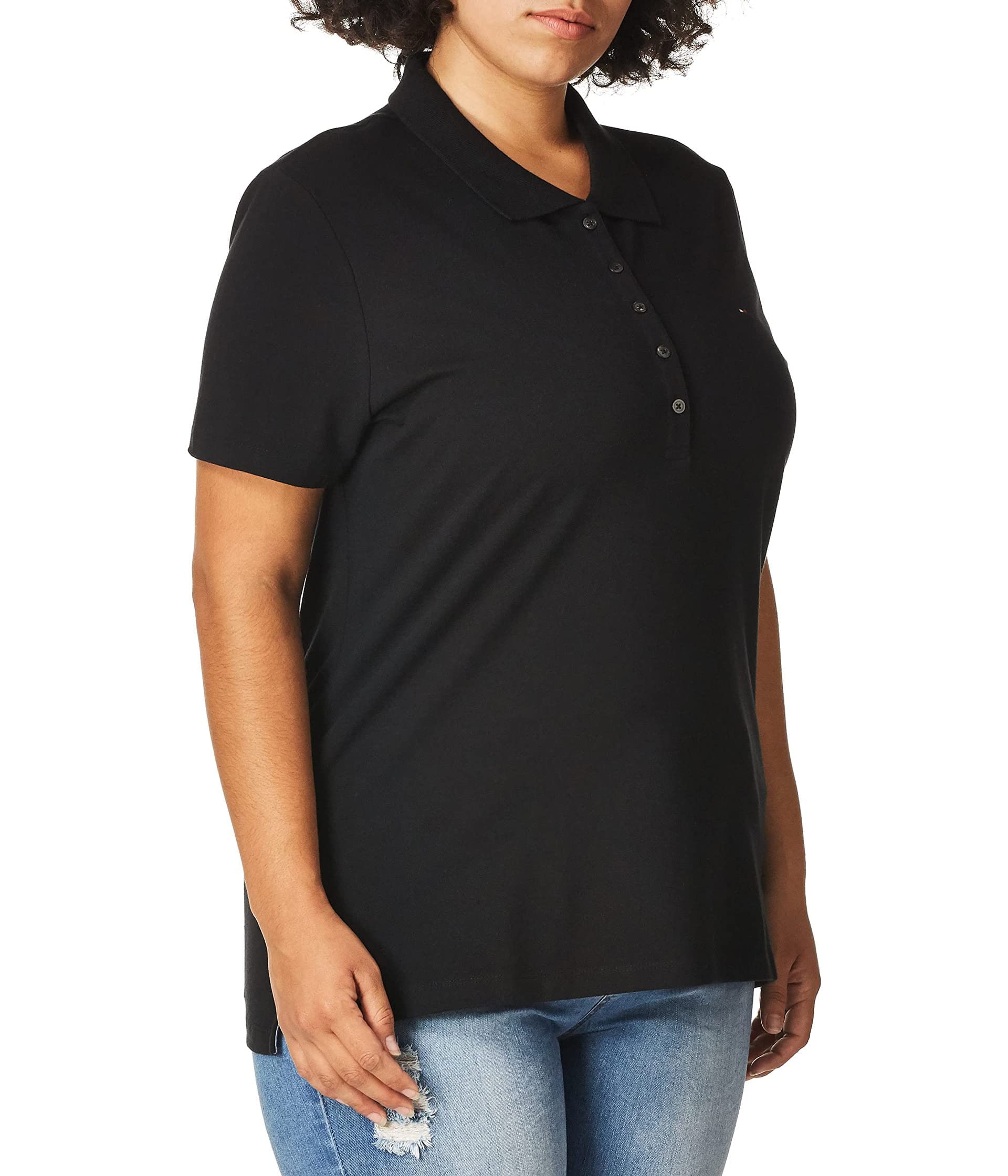 Tommy Hilfiger Classic Polo (Standard and Plus Size) Polo Core S/S Mujer