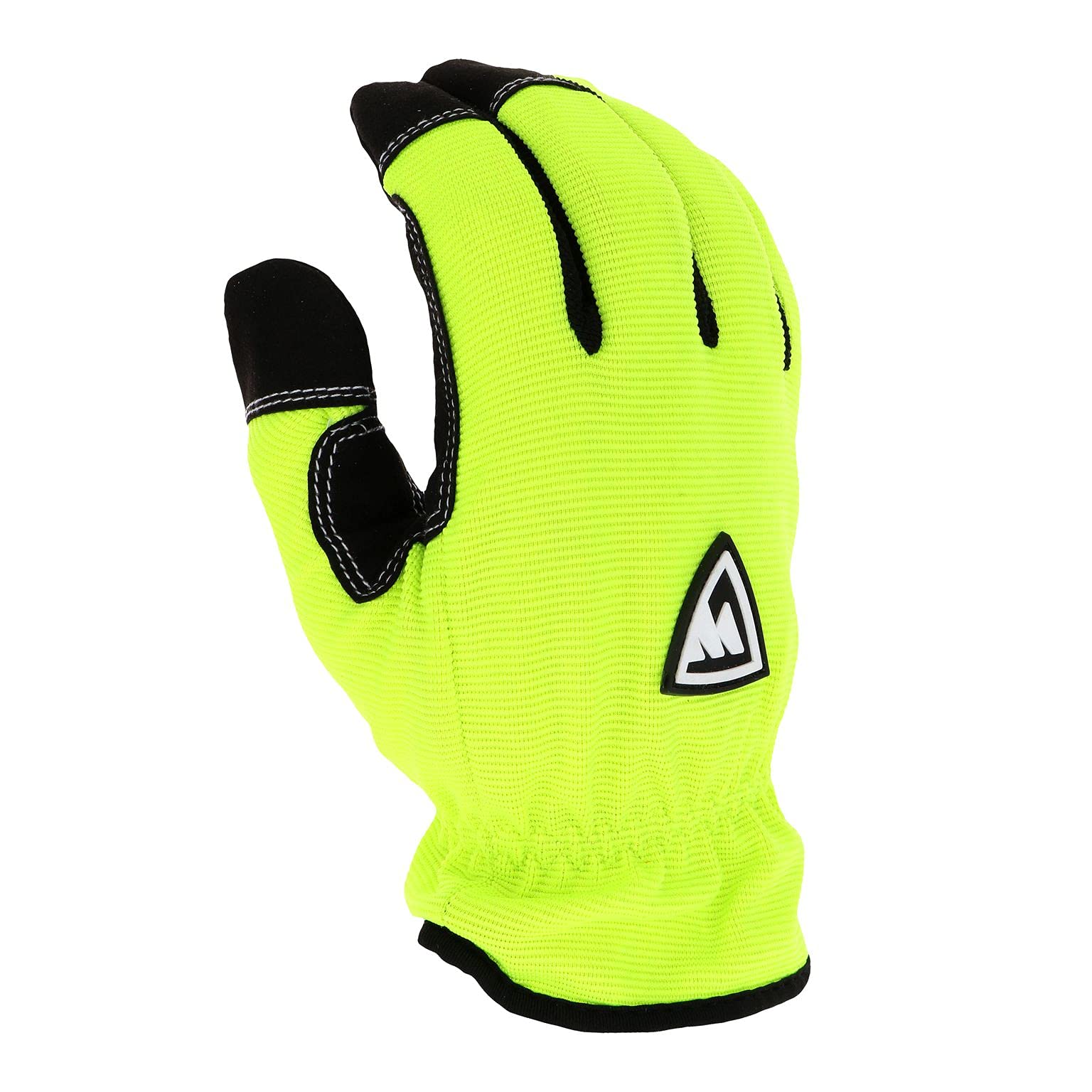 West Chester Guantes de invierno de alta destreza, forro Thinsulate, resistentes a desgarros, guantes de trabajo de seguridad, amarillo, L (96555-L)