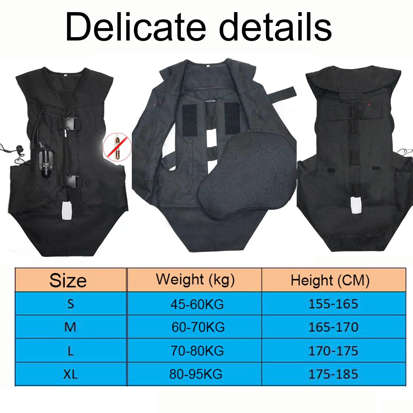 Vind airbagvest in Paardrijkleding op