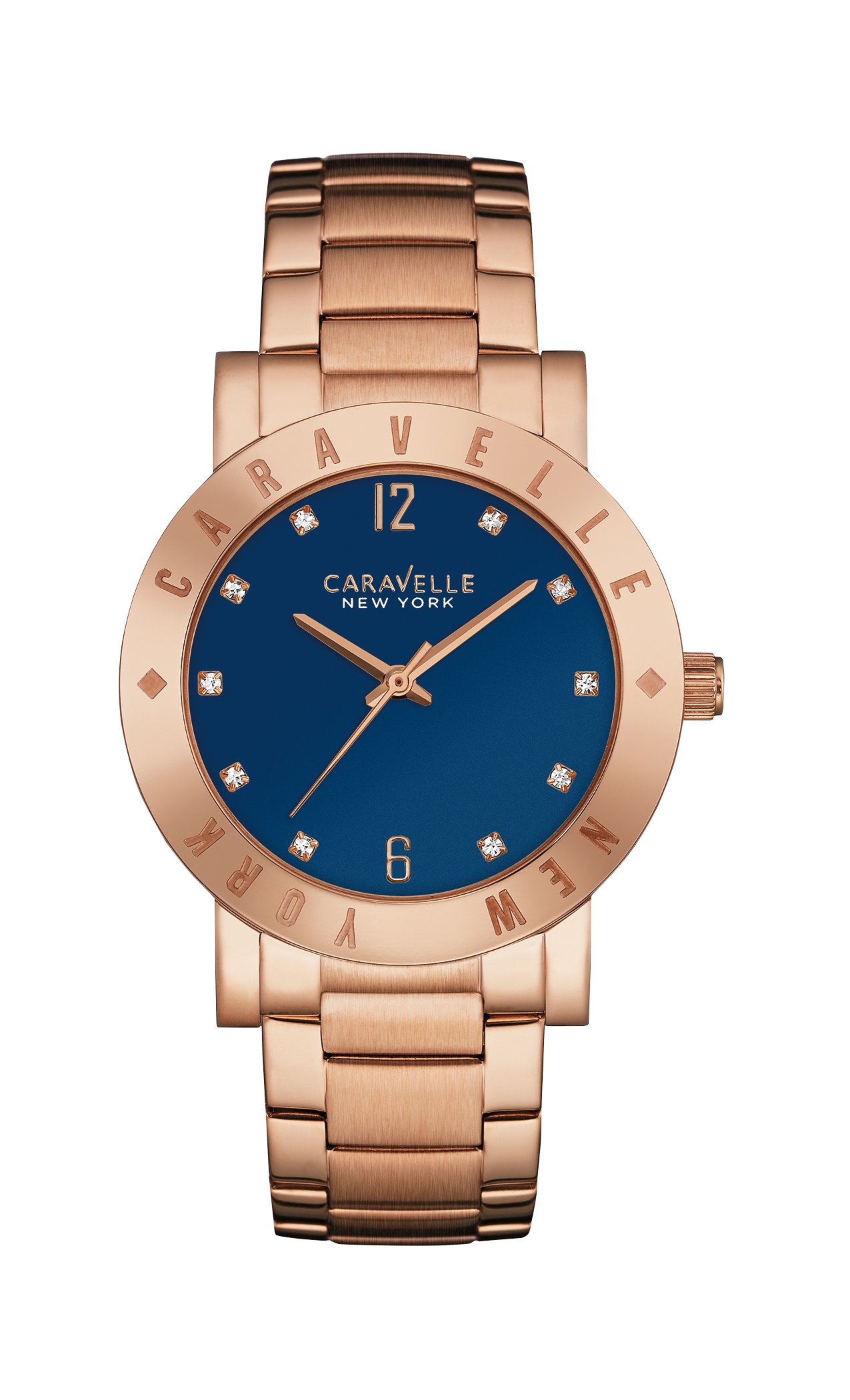 Caravelle New YorkNew Boyfriend Women's Analogue Quartz Watch Stainless  Steel Coated