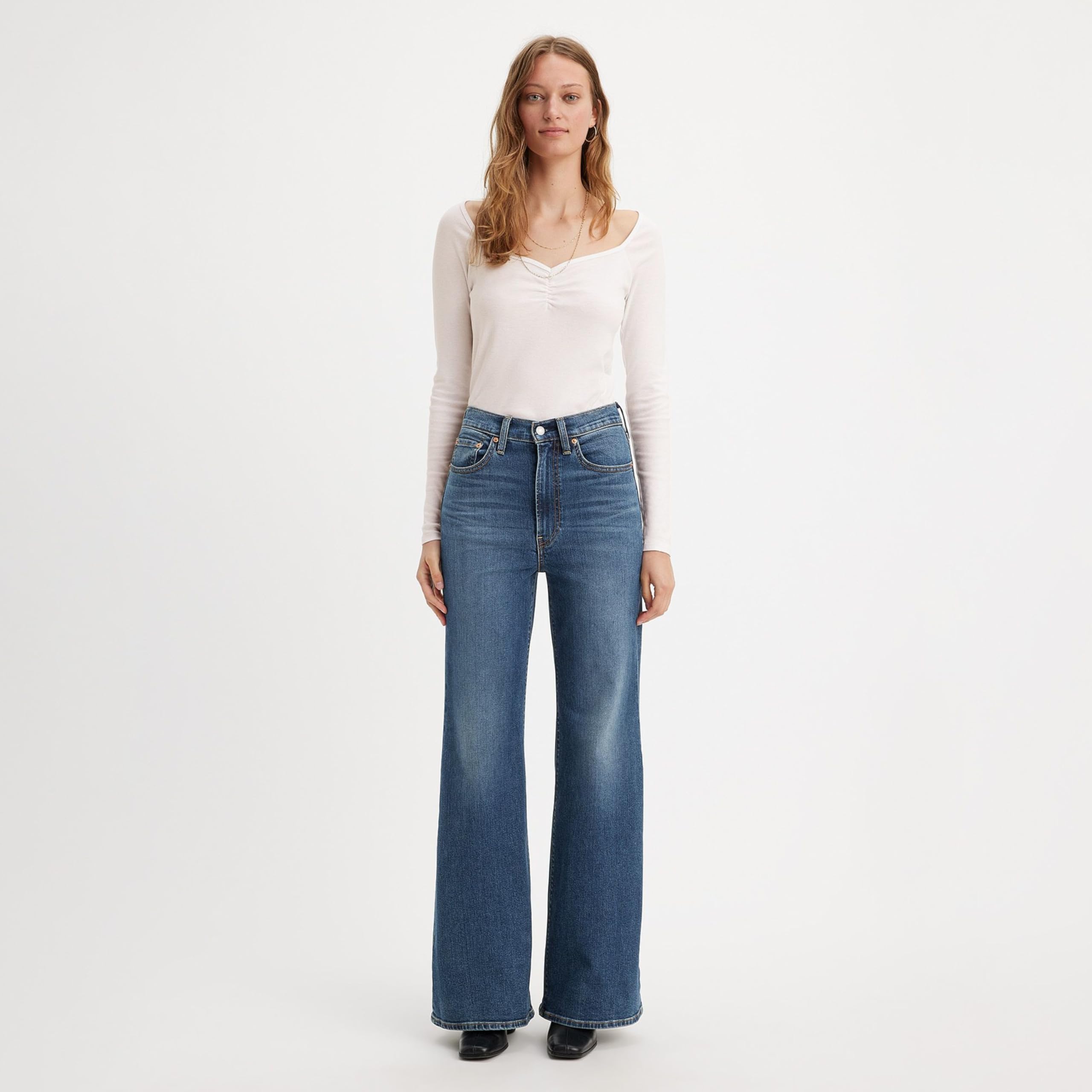 Levi's Ribcage Bell Bottom Jeans - Jeans Mujer