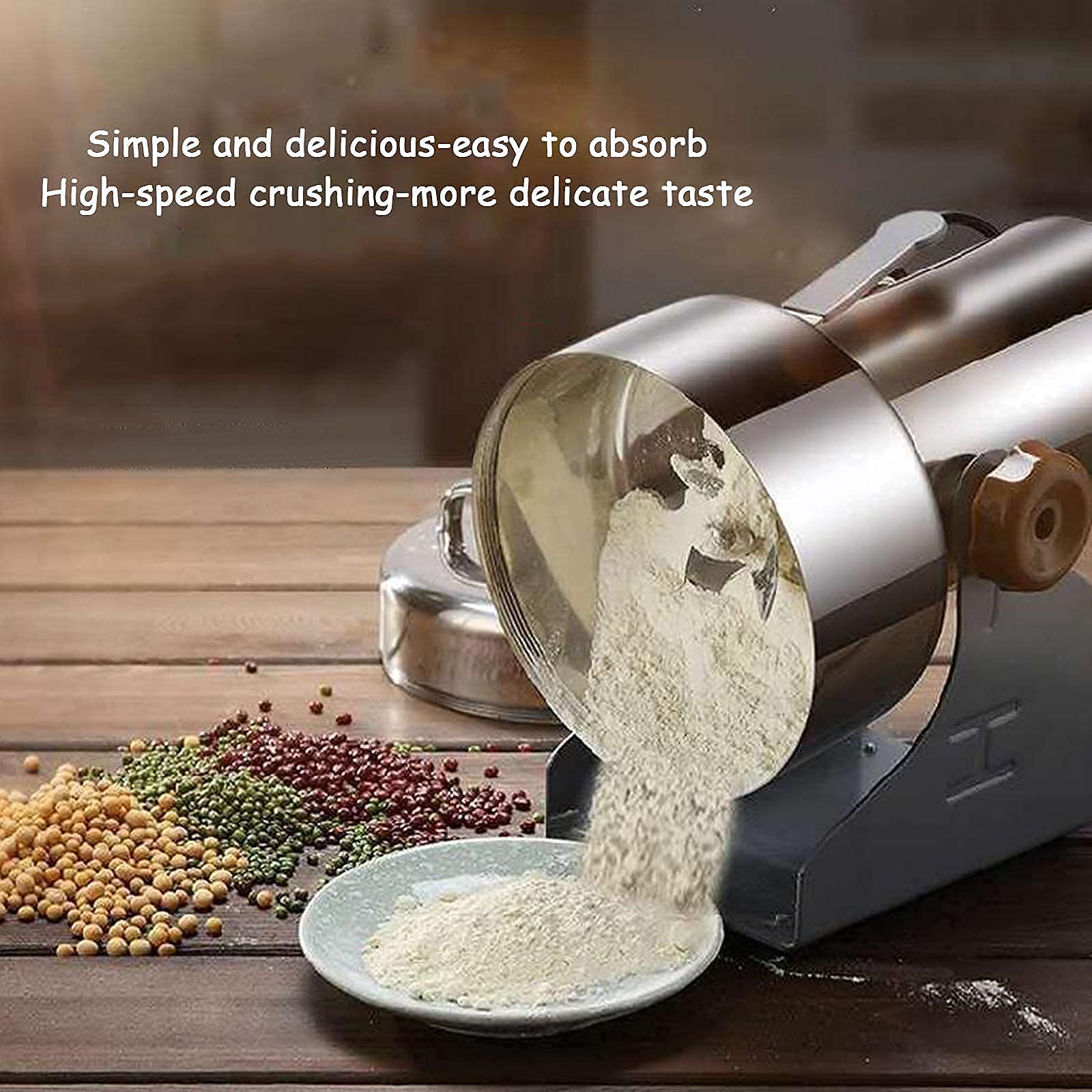 Macinacaffè automatico Prodotti Macinacaffè elettrico Macinacaffè 30 Polverizzatore in acciaio INOX Tipo di oscillazione commerciale Macchina in polvere per materiale secco Cereali Caffè speziato al