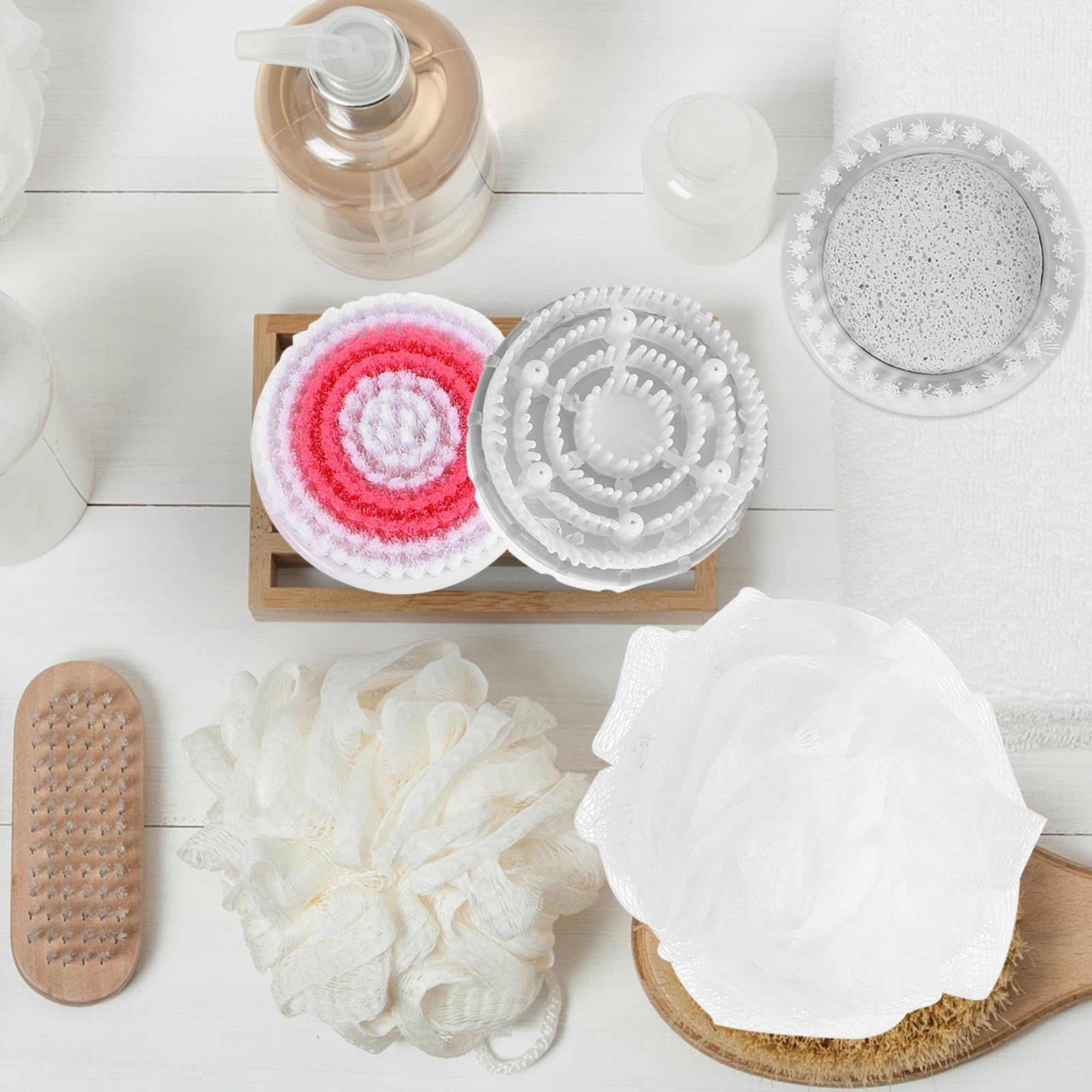 Cepillo de Baño Eléctrico Portátil de Mango Largo para Ducha
