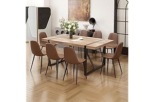 9 Piece Dining Table Sets for 8, Ideal for Kitchen and Dining Room