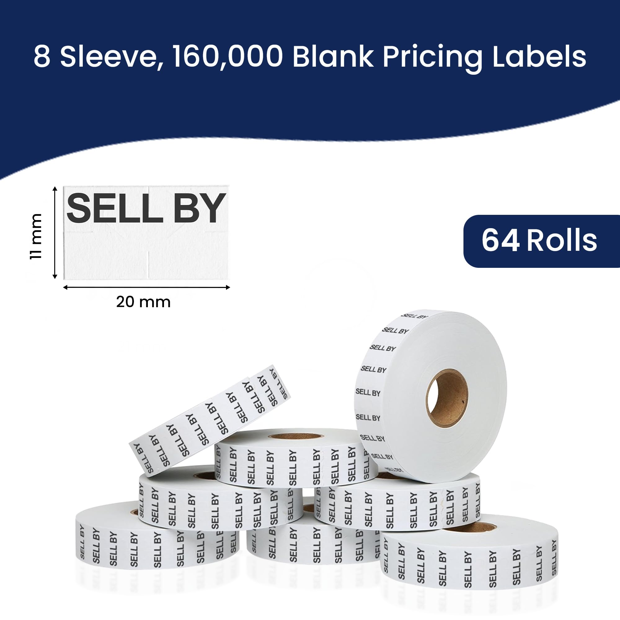 Vendez par Labels pour Pistolet de tarification Monarch 1131 - 8 manches, 160 000 étiquettes de prix pour pistolet