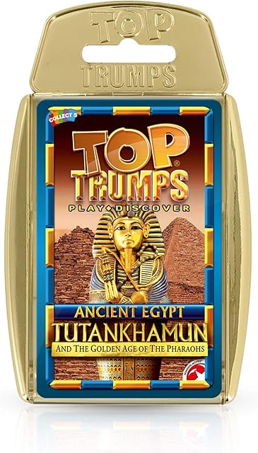 Top Trumps Ancient Egypt Card Game - Tutankhamun and the Golden Age of the Pharaohs