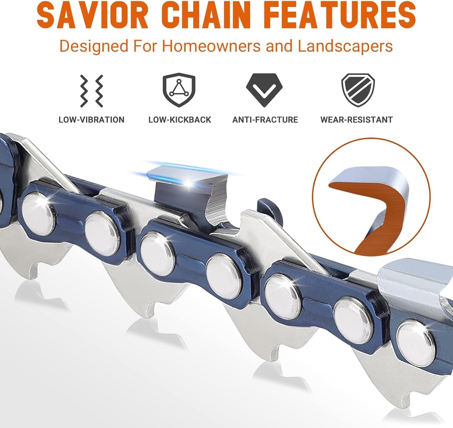 Amazon.com: Savior 3Pack 18 Inch Chainsaw Chain .325