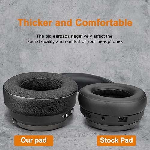 Miniatura 4 de SOULWIT Almohadillas de repuesto para auriculares Corsair Virtuoso RGB Wireless XT SE, almohadillas para auriculares con espuma de aislamiento de