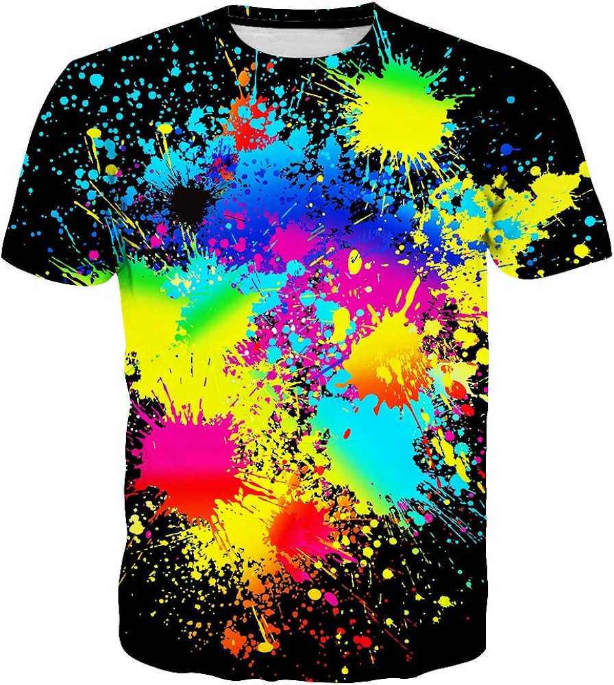 Camisetas unisex estampadas en 3D de manga corta camisetas informales con gráficos - Imagen 1 de 2
