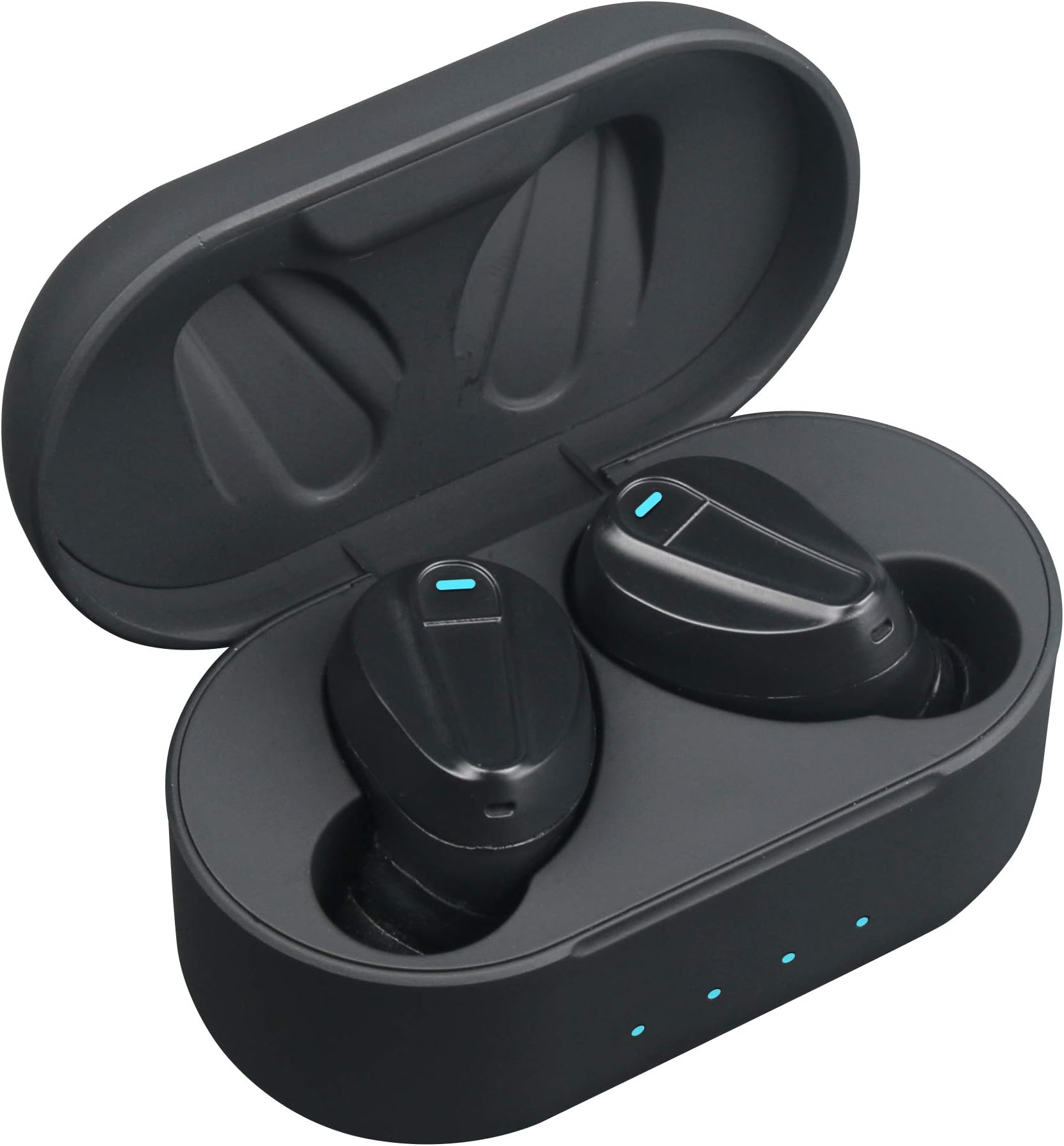 Smart Touch Bluetooth Earbuds, Mini True Wireless Headphones, Tiny Sport Earphones with Charging Case, SweatProof Headset for Gym/ Running/ Workout, Fits Android/Apple/Samsung Phone