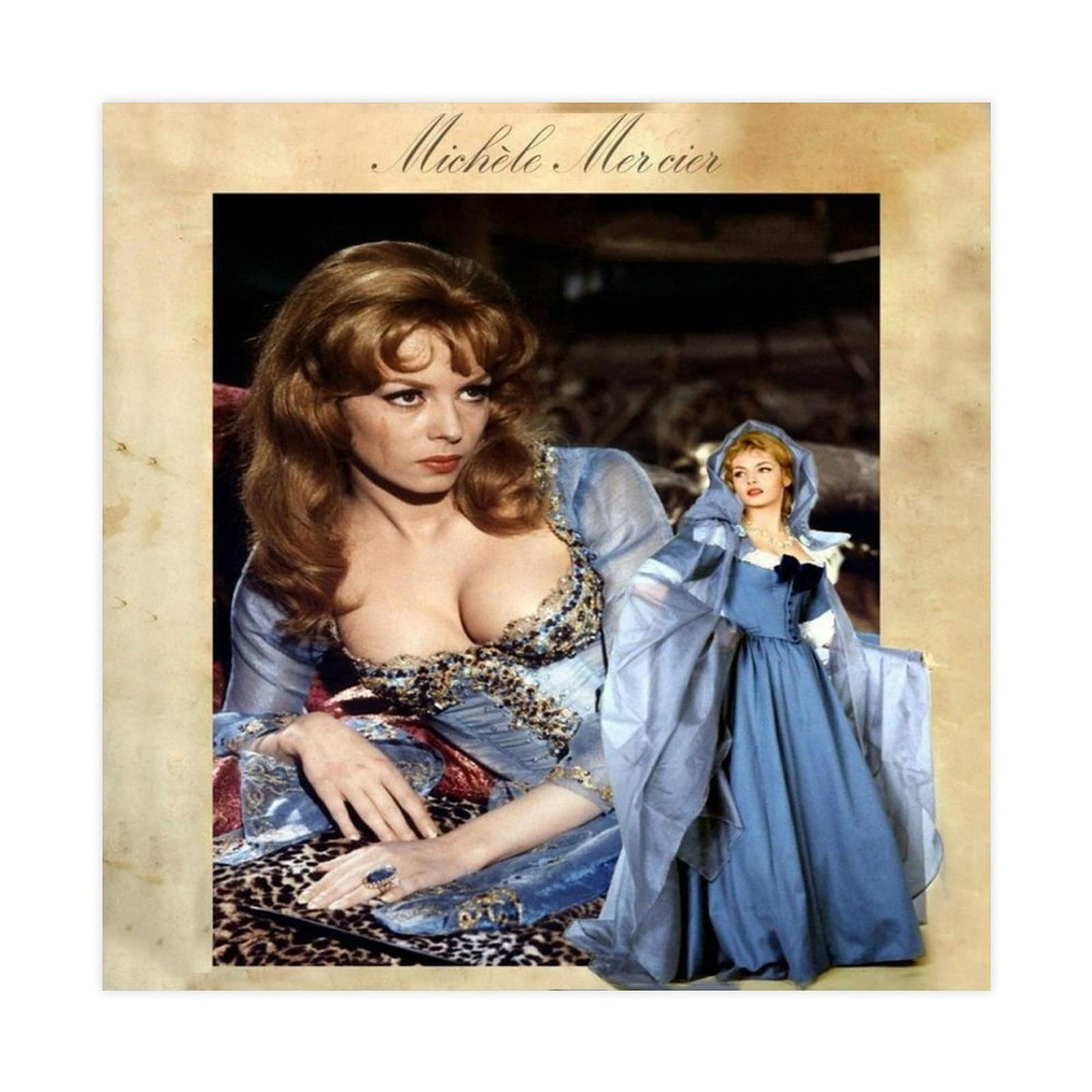 FISH DRAGATE Michele Mercier Poster 14 Canvas Poster Wall Art Decor Print Picture Paintings for Living Room Bedroom Decoration Unframe-style 12x12inch(30x30cm)