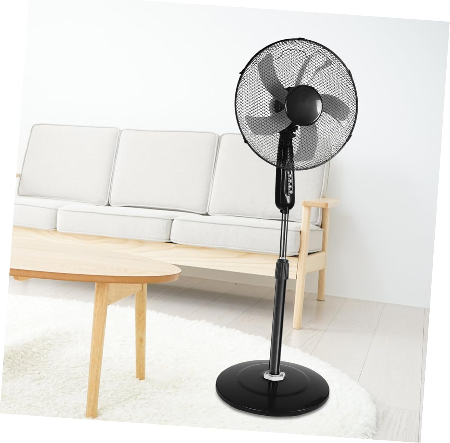 Pedestal Fan Support Rod and Stand Rod for Electric Fan Accessories Height Extension for Enhanced Stability and Style Any Room