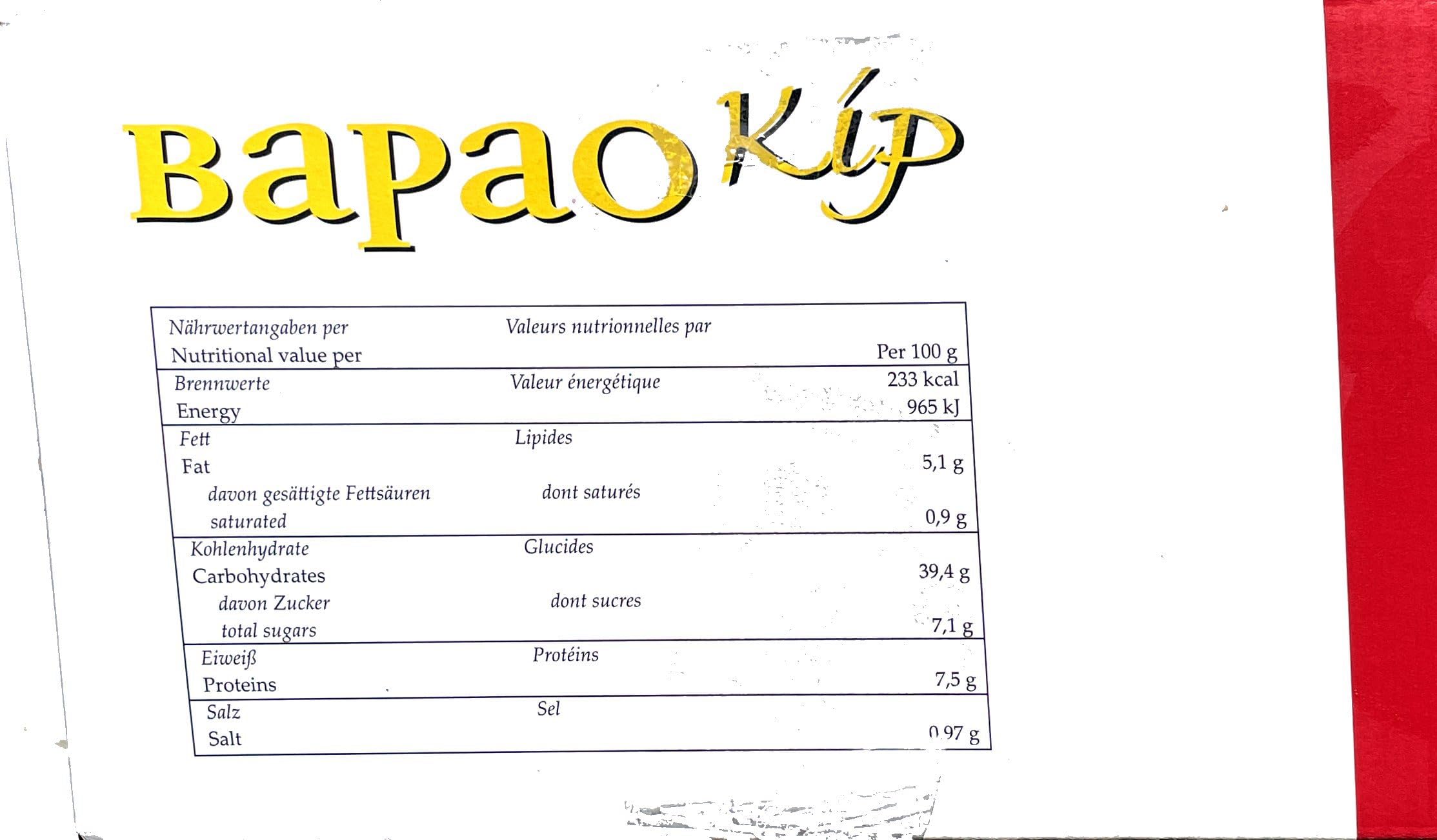 Bapao Tjendrawasih mit Hähnchen 12 x Dampfbrötchen Fleischfüllung für Warmwasserbad und Mikrowelle