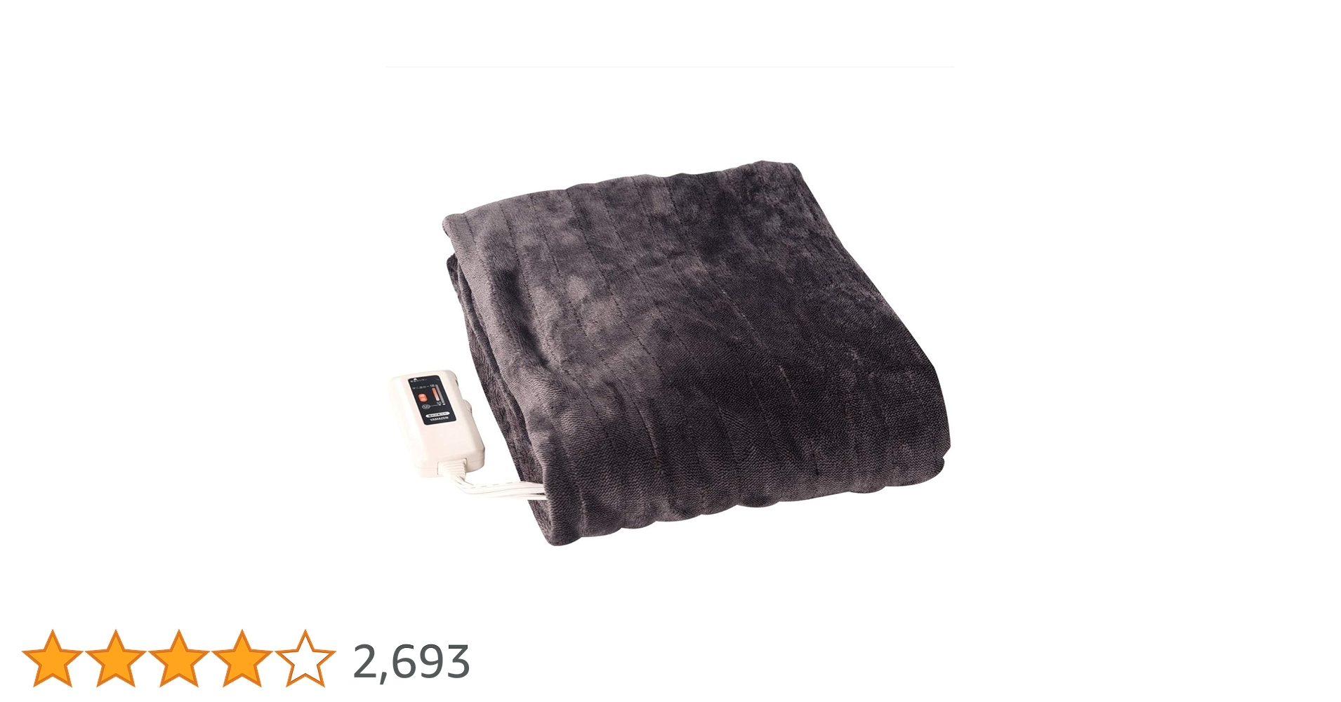 Amazon | [山善] ふんわりやわらか 電気掛・敷毛布 (丸洗い可能