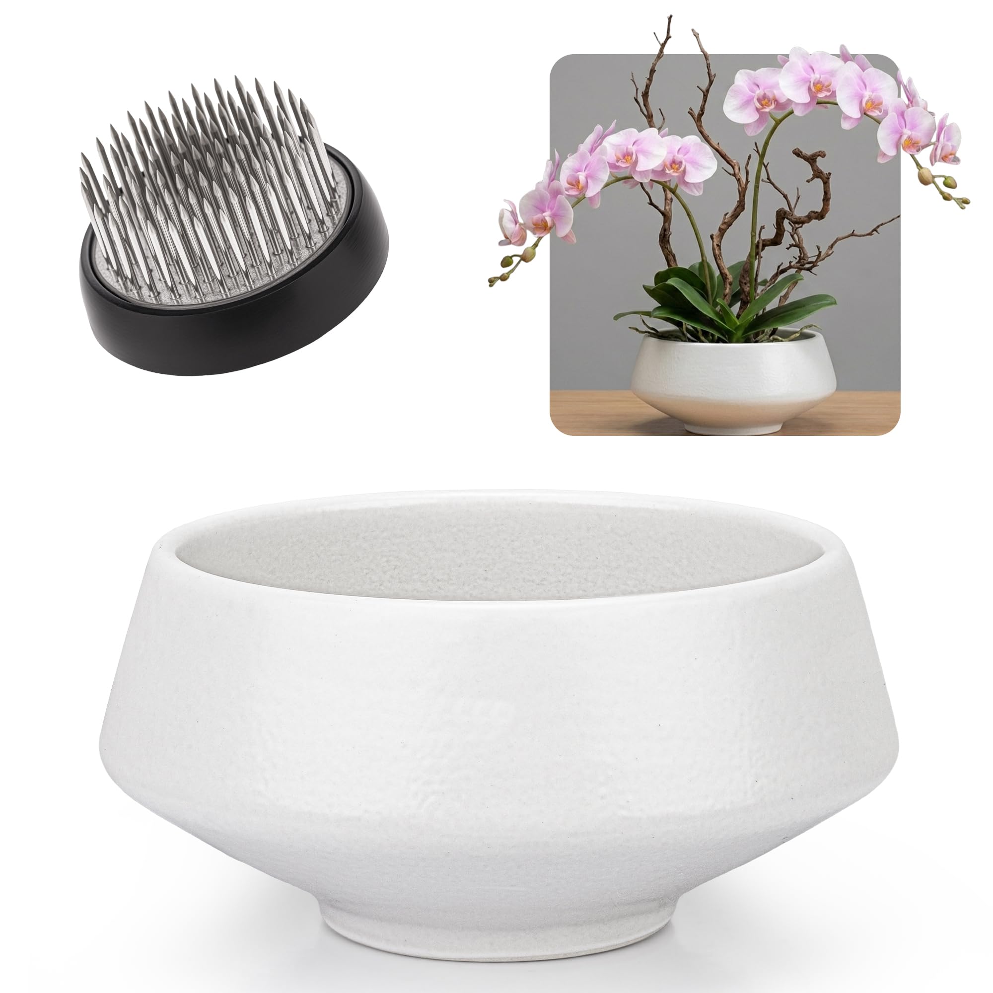 Vase grenouille japonaise kit Ikebana céramique idée cadeau déco