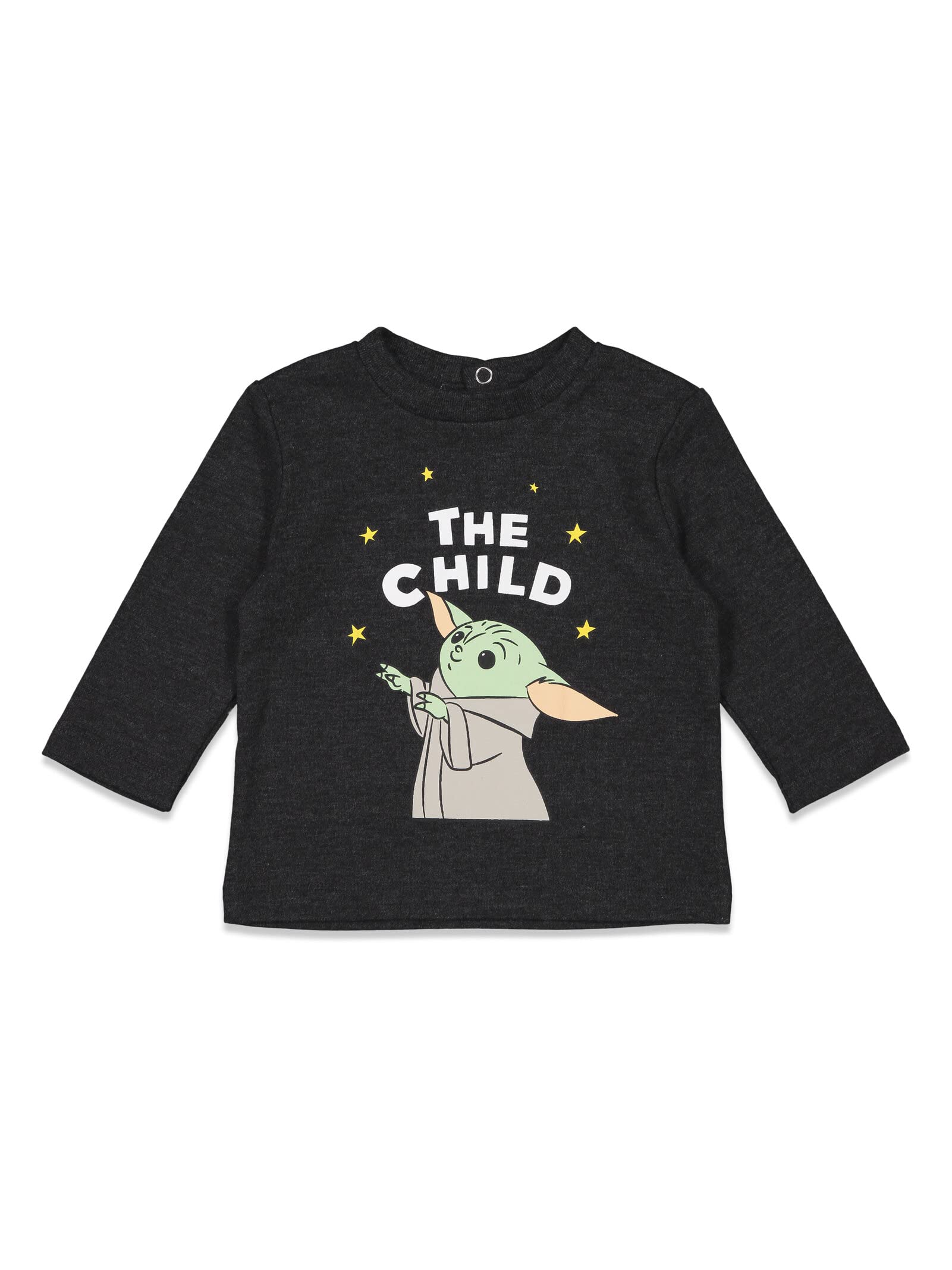 Star Wars Mandalorian Baby Yoda Baby Boys 4-częściowy zestaw wyprawek grafitowy/zielony