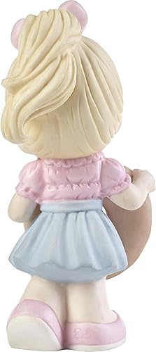 Miniatura 2 de Precious Moments Mom Donut Forget I Love You Girl with Donut Bisque Figura de porcelana