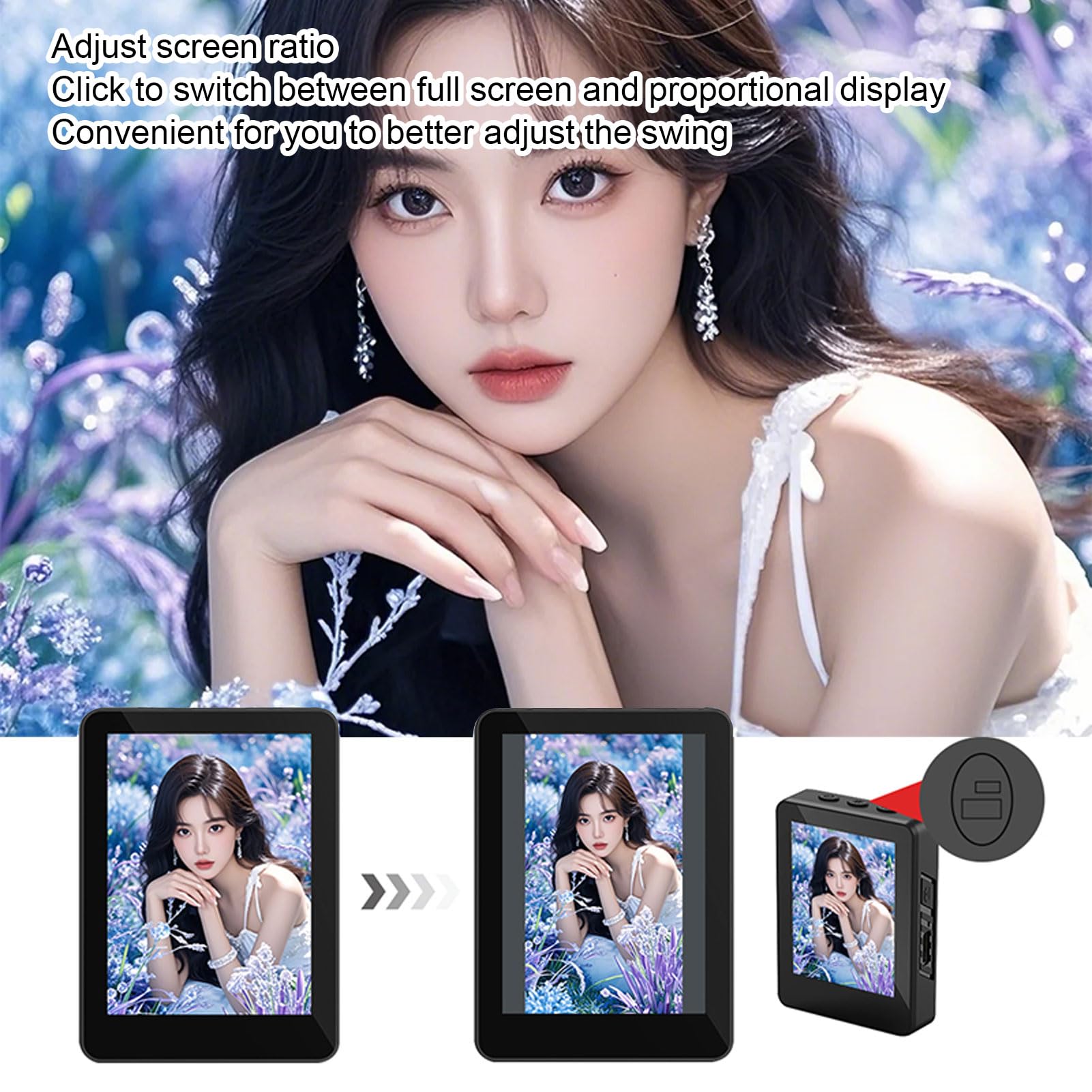 Treppiede Automatico ABS per Smartphone con Schermo WiFi Selfie