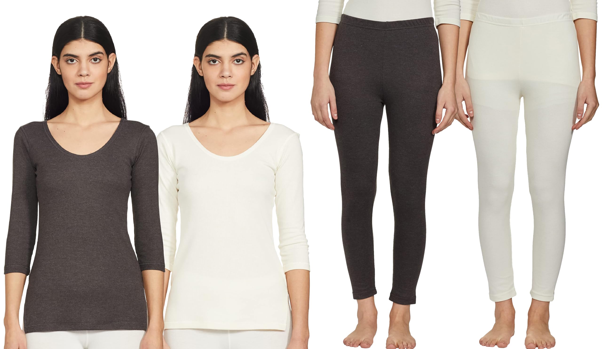 Women's Casual Slim Fit Thermal Top (Available in Plus Sizes)-image-32