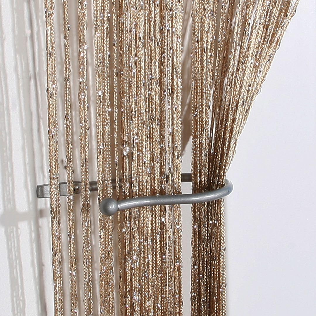 John AirdJazz Glitter String Curtain Panel (Latte)