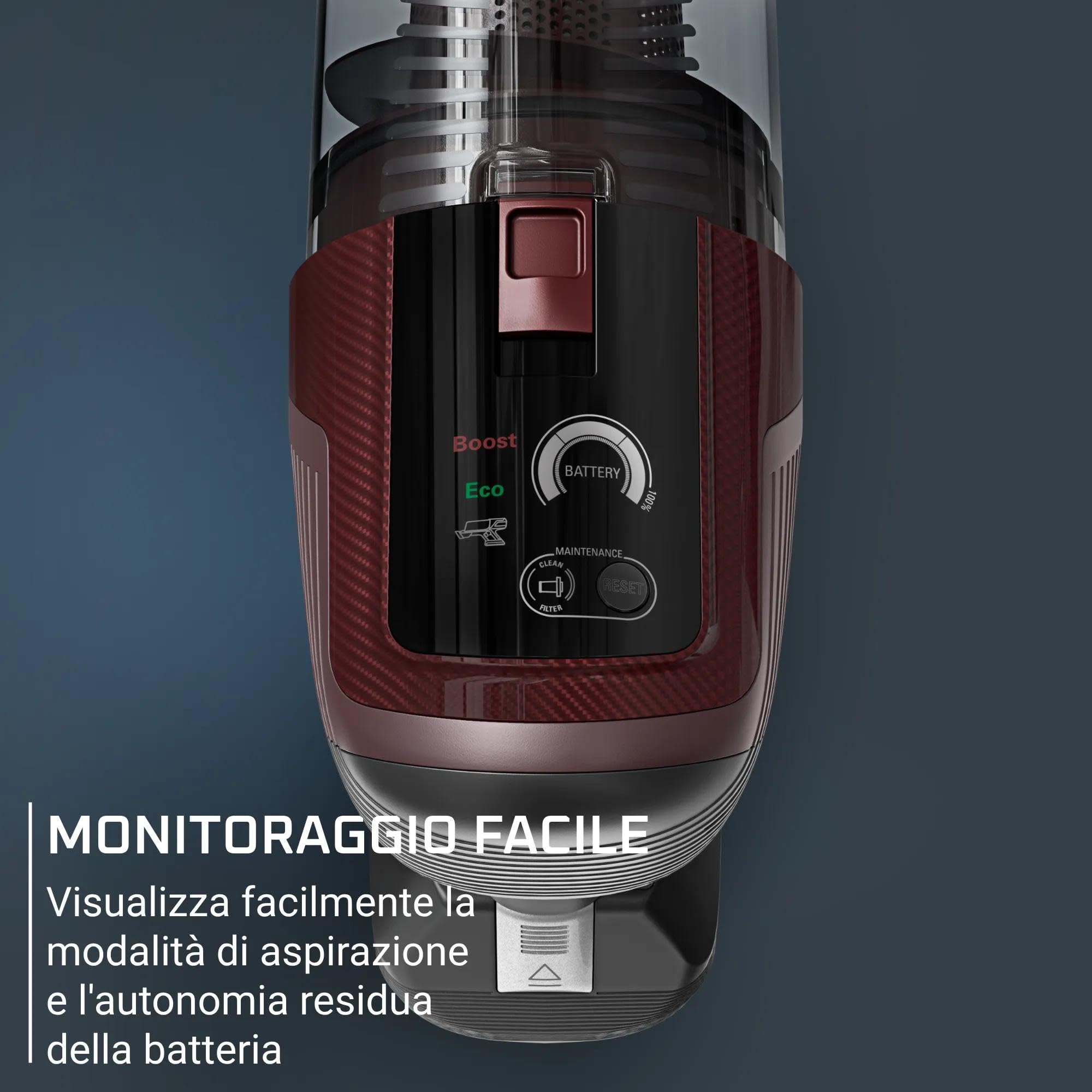 Rowenta X-Pert 6.80, Aspirapolvere Senza Fili, Nero, RH6483 | con Spazzola Multifunzione con Luci LED, Display, Autonomia Fino a 60 Minuti, 100 W