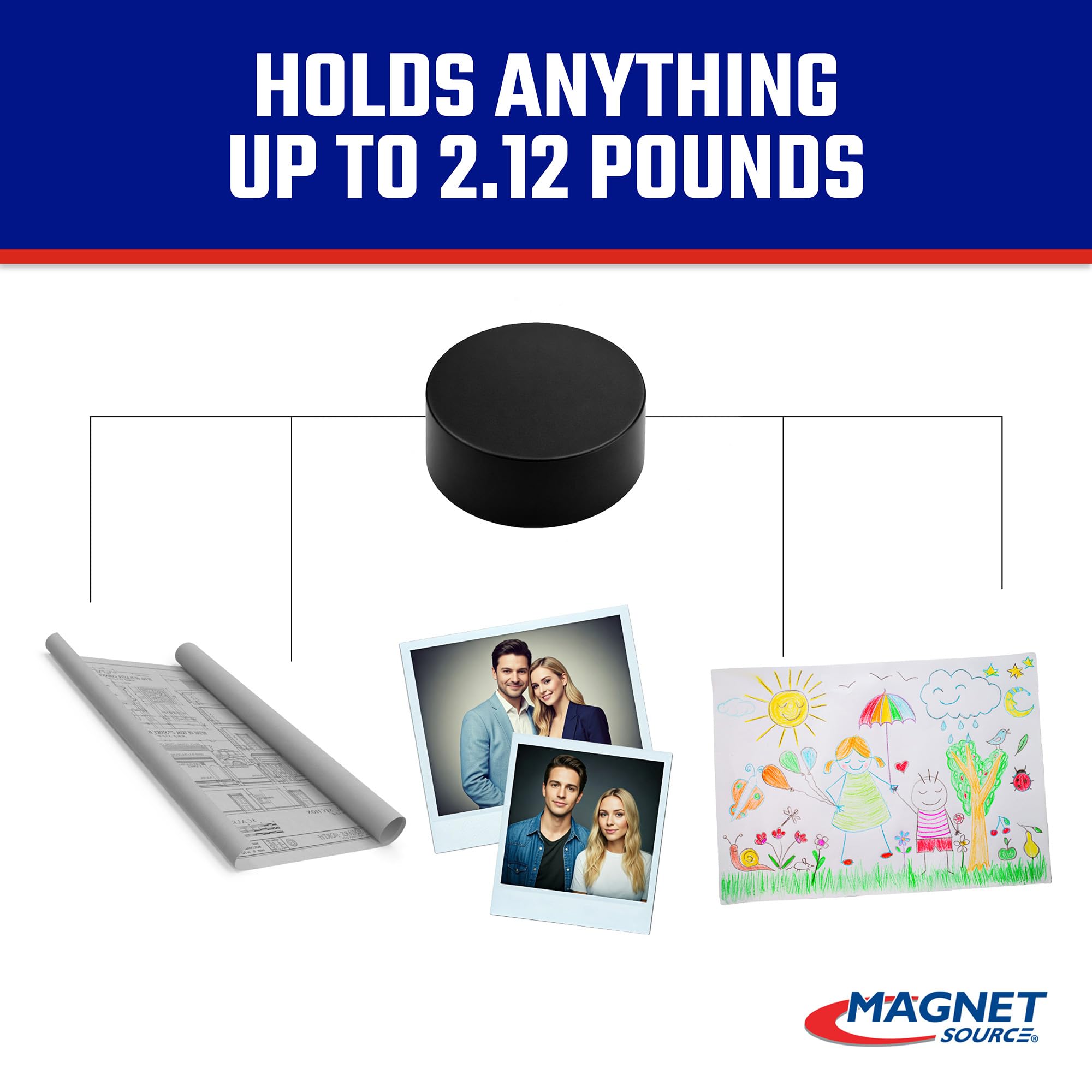 Strong Ceramic Magnets - 51 Pack for Crafts & More -4