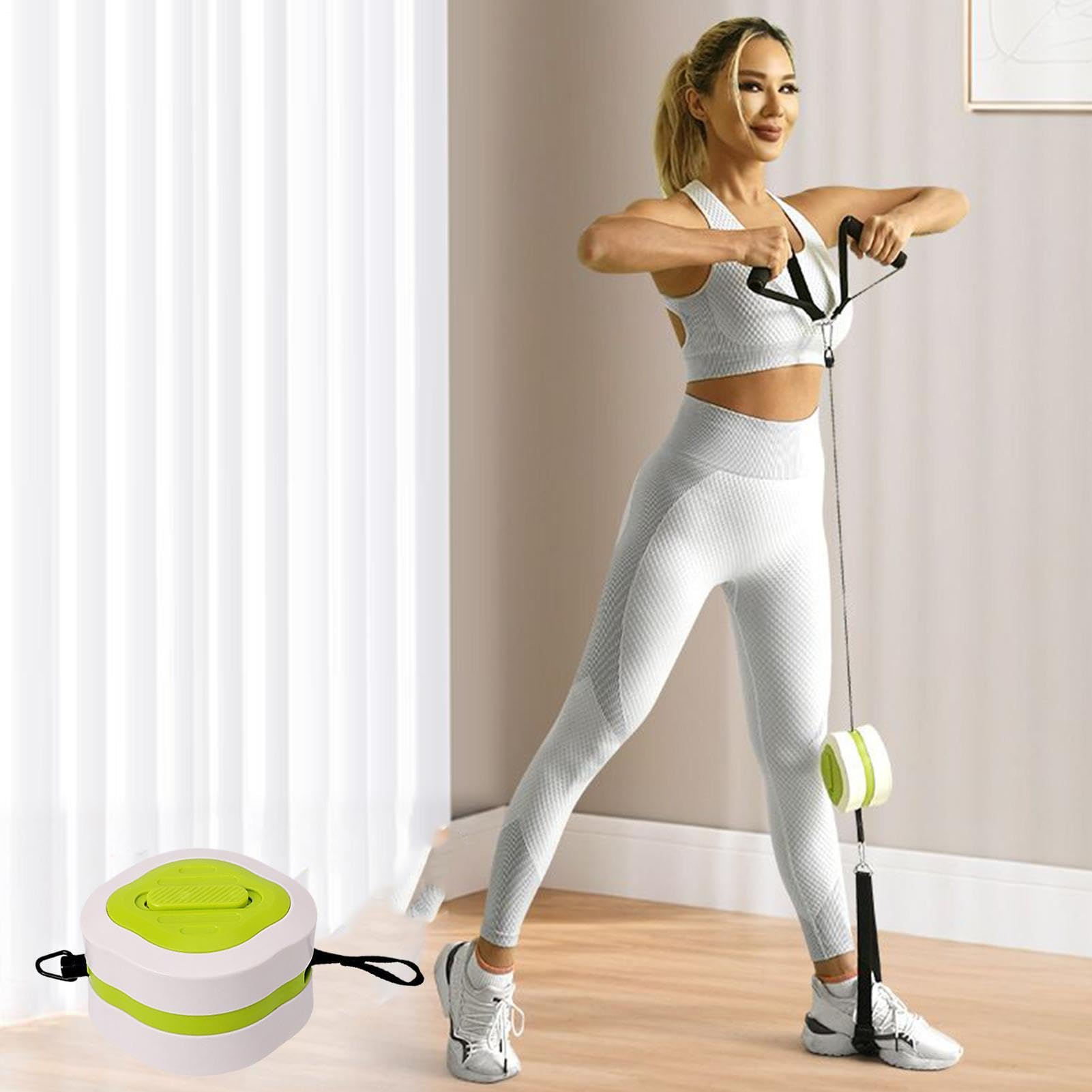 Zestaw uchwytów do ćwiczeń - Taśmy oporowe Fitness Training, trwałe akcesoria do sprzętu budowa, siłownia joga w domu, ramię z trzonkiem do zapisywania rdzenia treningowego, zestaw do ćwiczeń z pełną