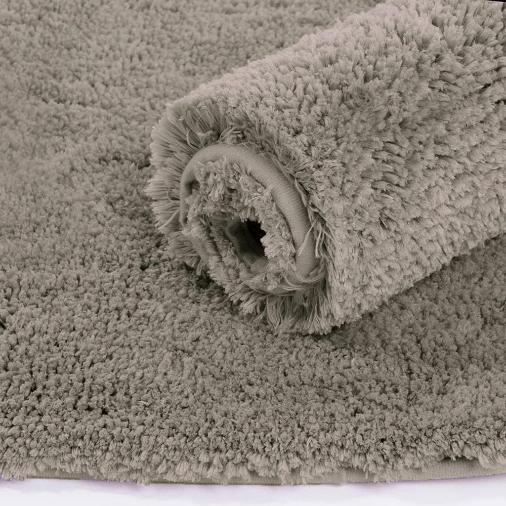 LUXE HOME Microfiber Bath Mat - Super Soft & Non-Slip -2