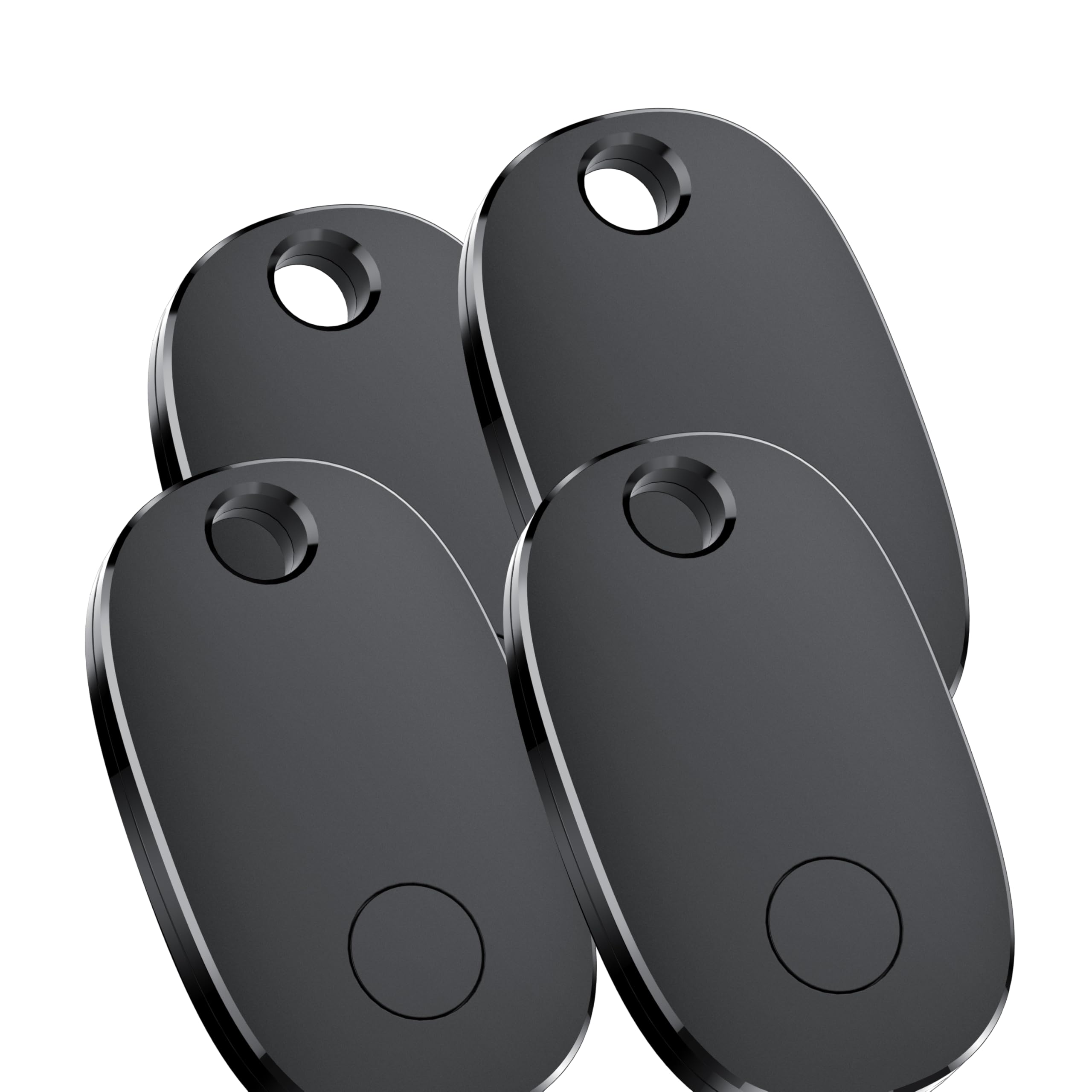 Air Traceur Tag Lot de 4, Bluetooth Tracker Fonctionne avec Apple Find My (iOS Uniquement), Batterie remplaçable, IP67 Étanchéité Localisateurs D’Objets pour Valises/Portefeuilles/Clés[weTag Pro]