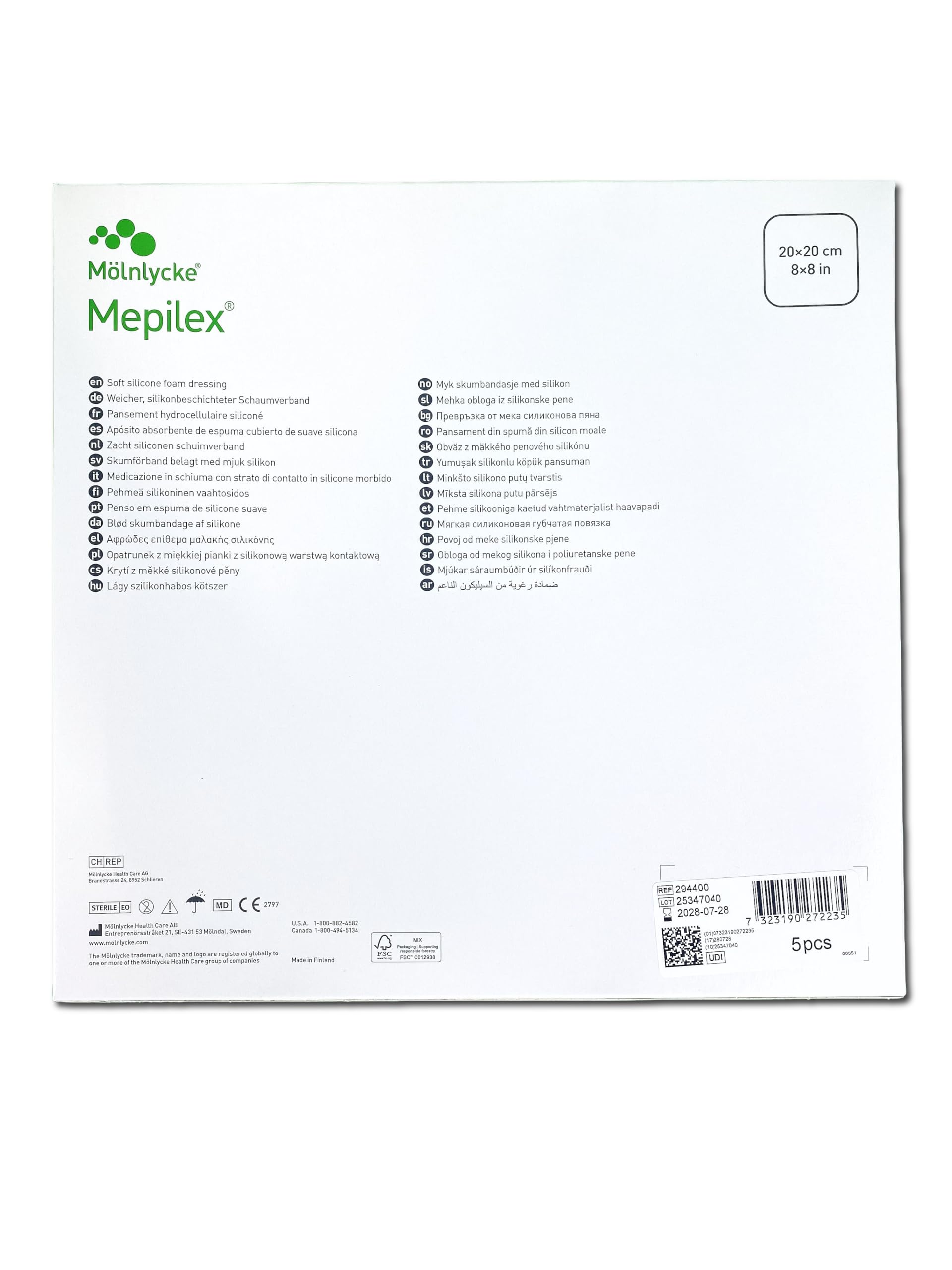 MEPILEX MEDIC AS 20X20CM 5PZ