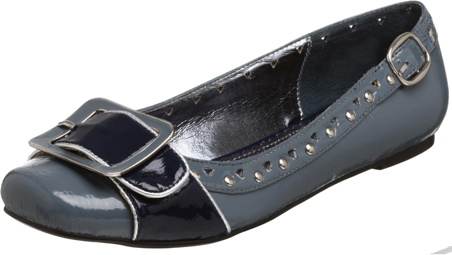 Naughty Monkey Women's Asteroids Flat,Grey,10 M US